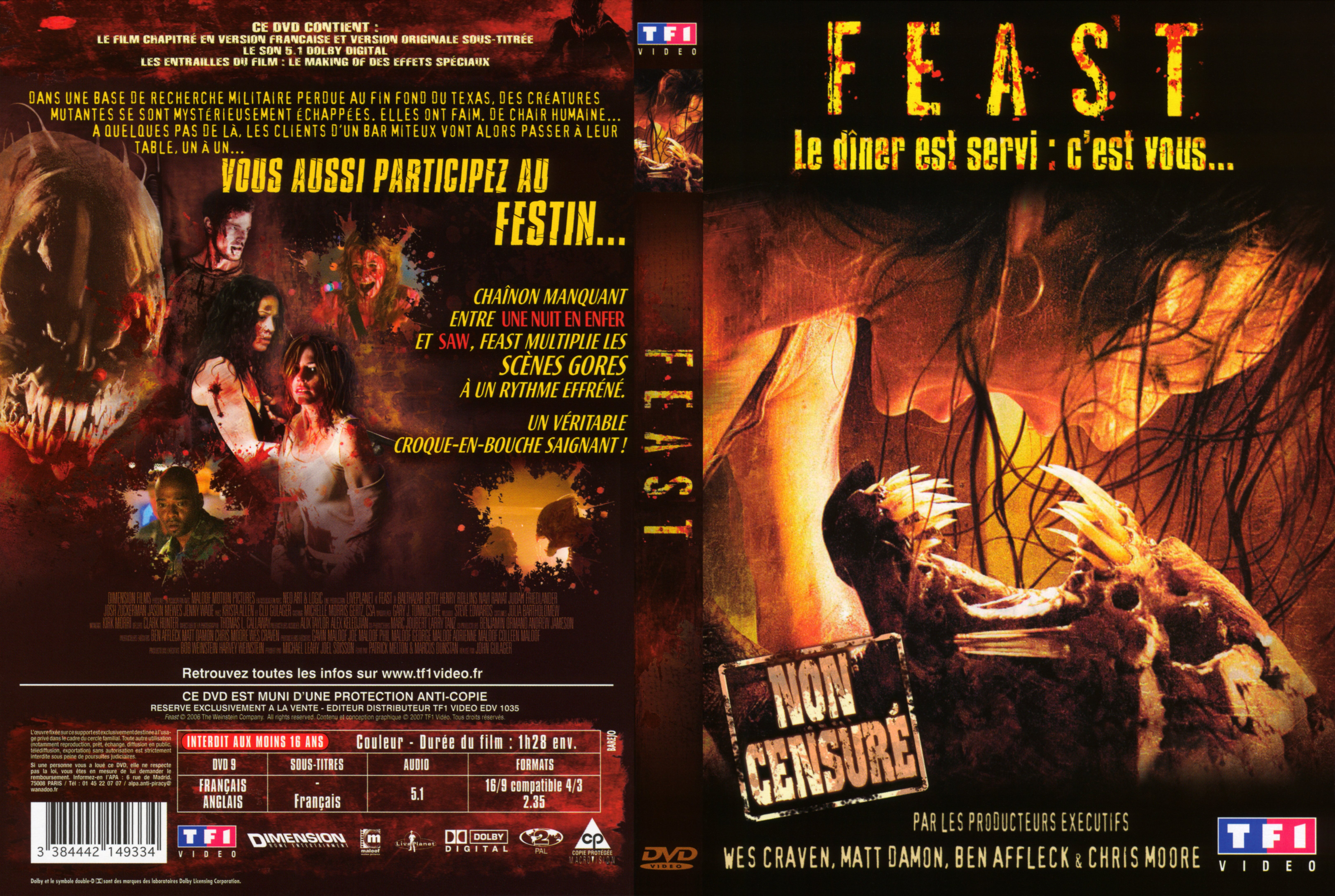 Jaquette DVD Feast