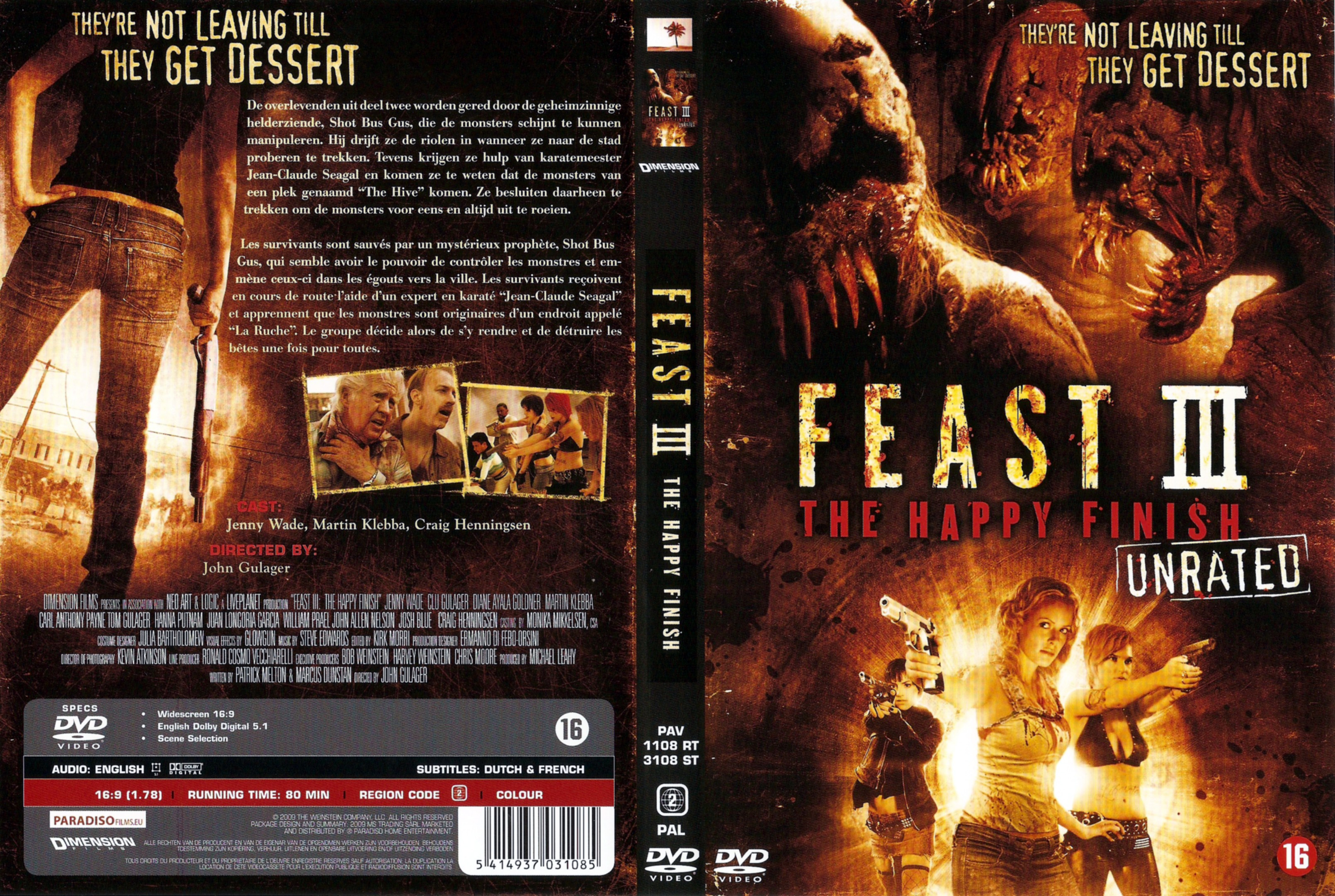 Jaquette DVD Feast 3