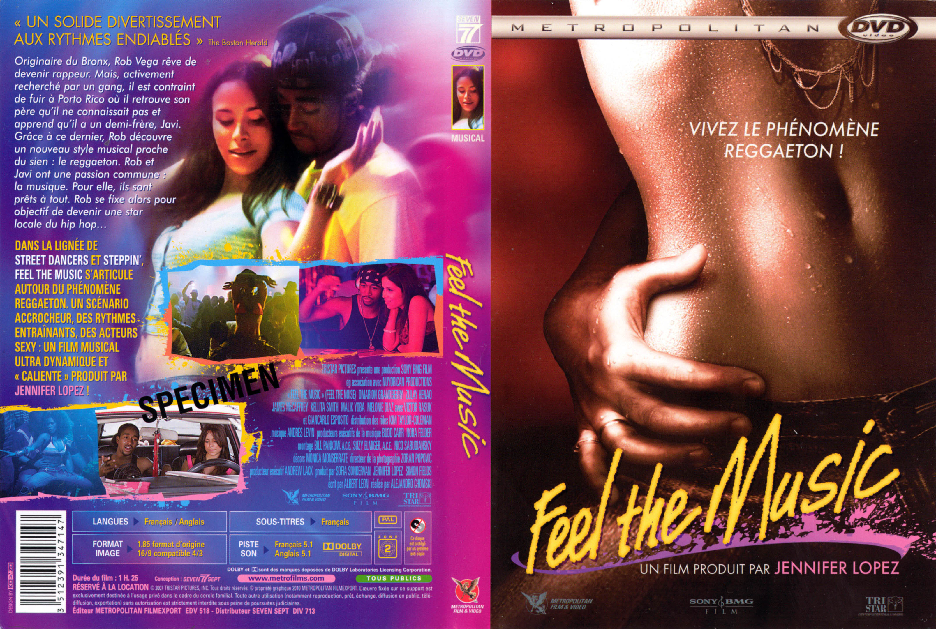 Jaquette DVD Feel the music