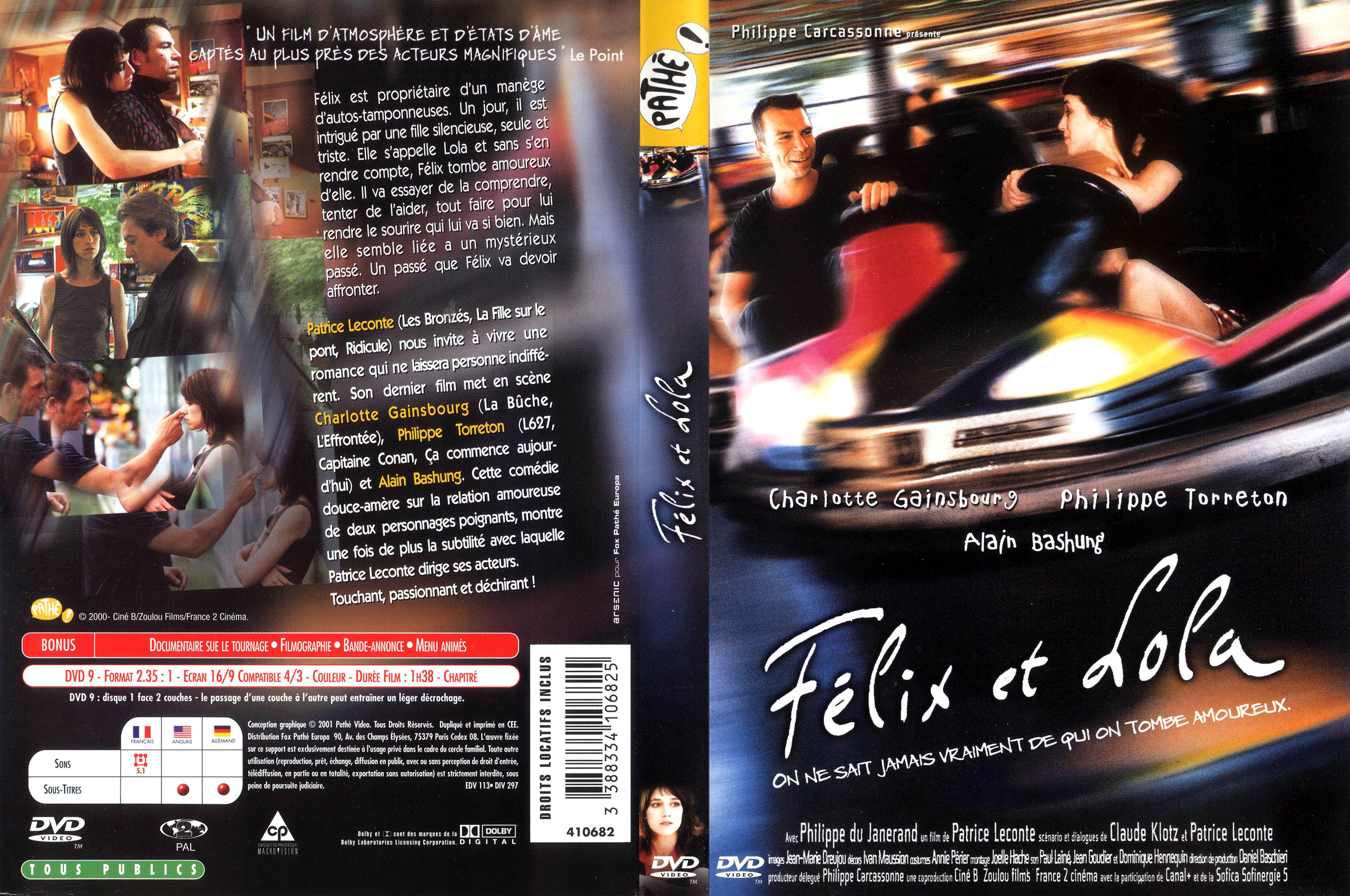 Jaquette DVD Felix et Lola