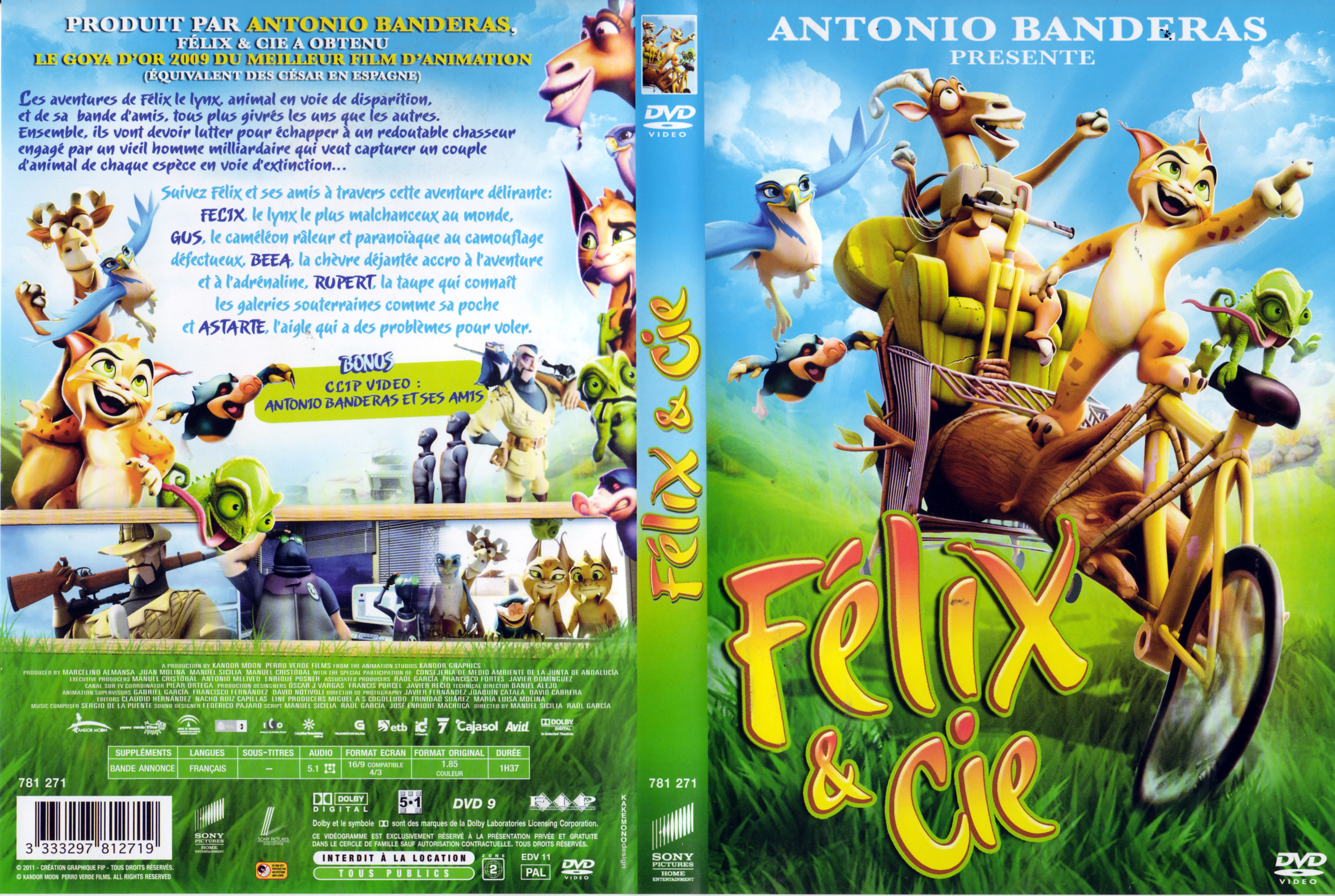 Jaquette DVD Felix et cie