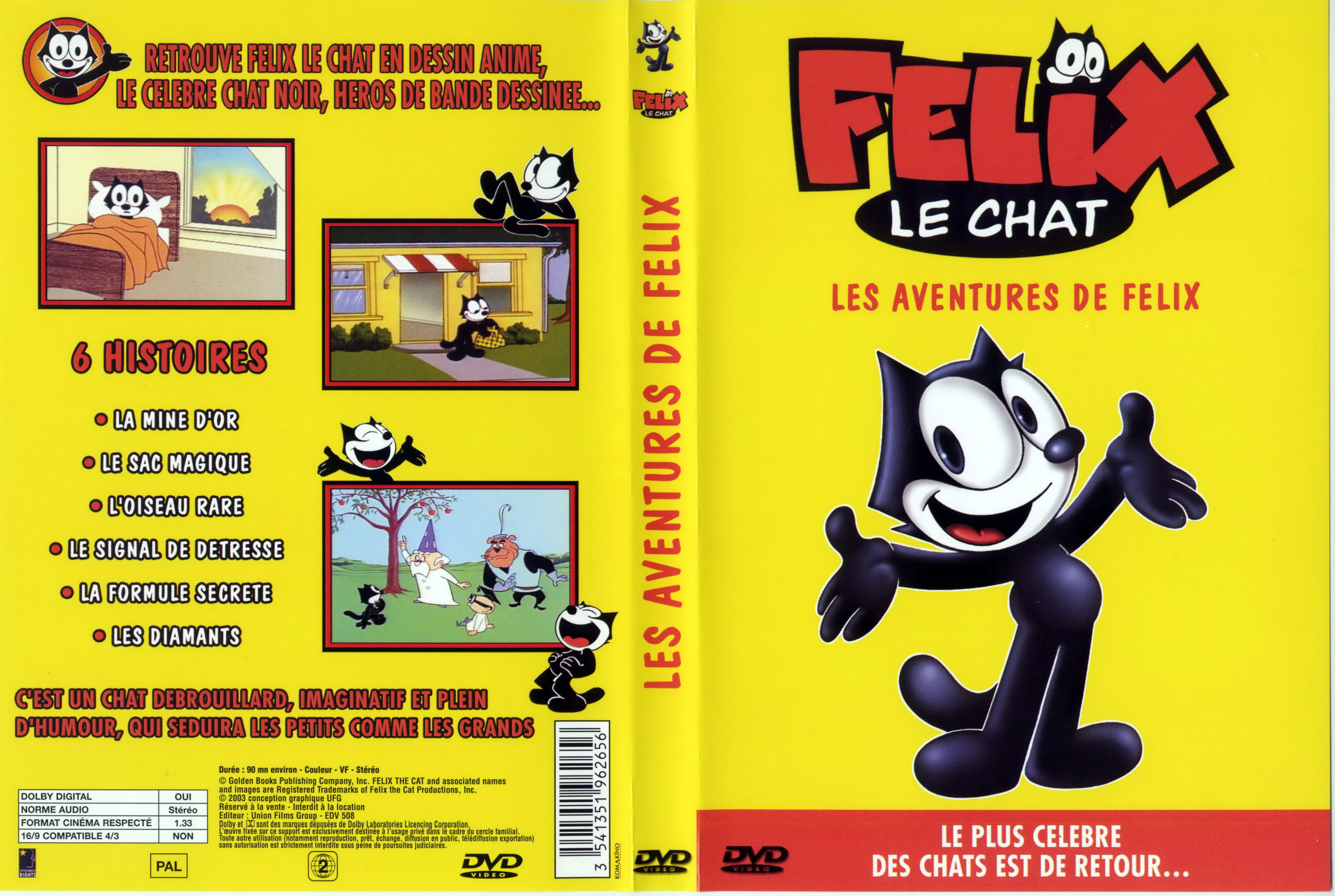 Jaquette DVD Flix le chat - Les aventures de Flix