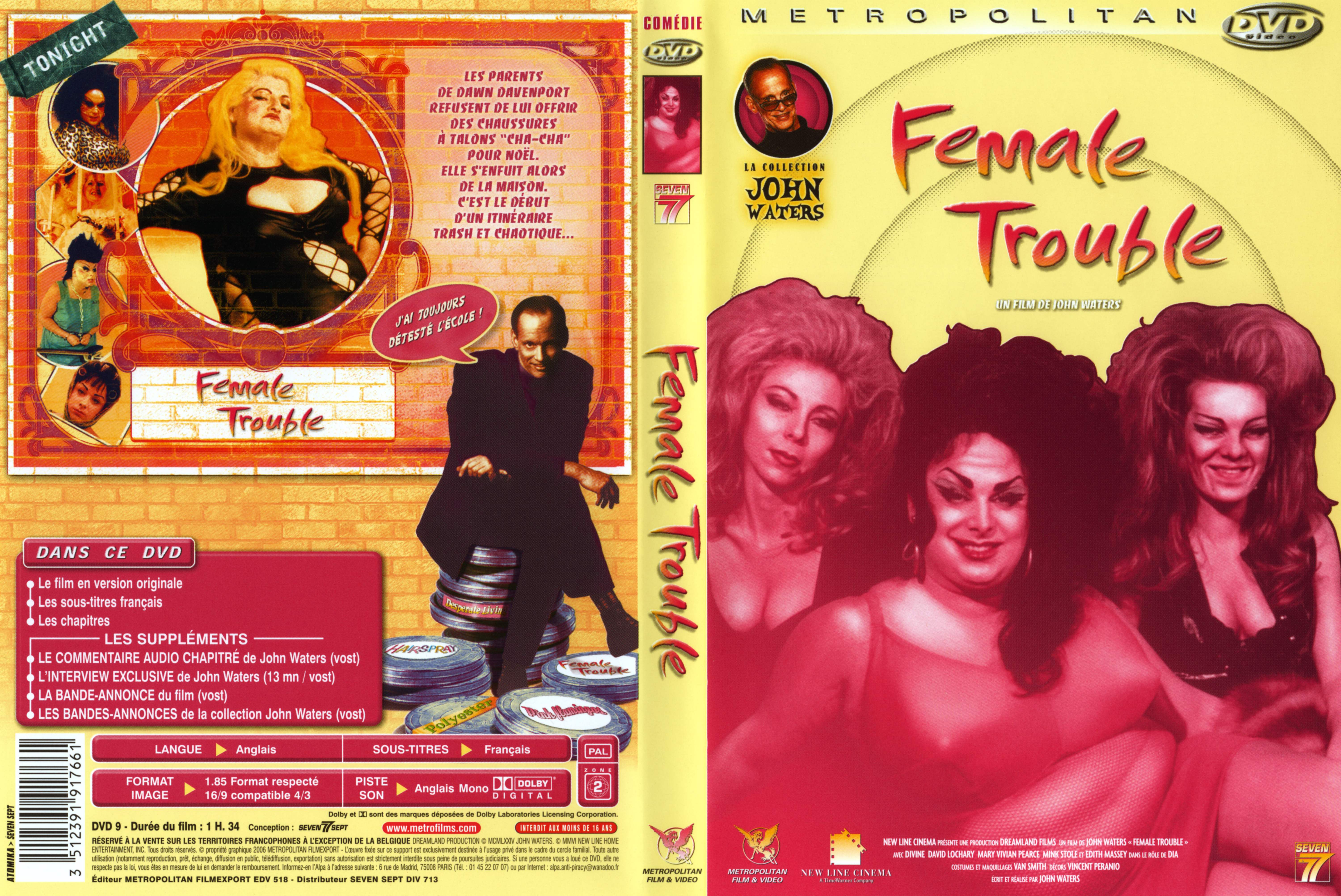 Jaquette DVD Female trouble