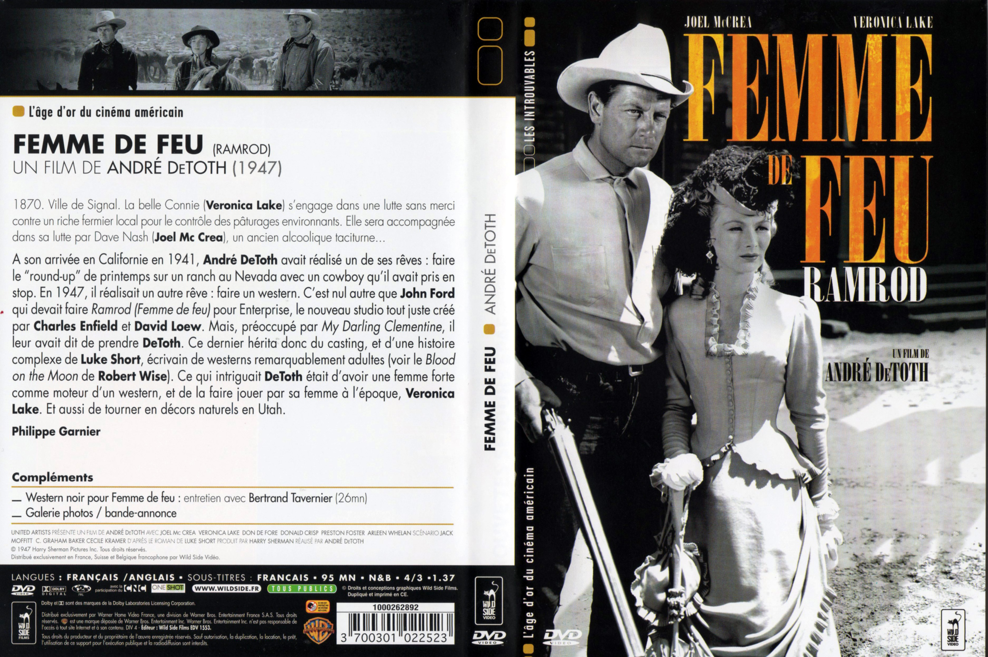 Jaquette DVD Femme de feu