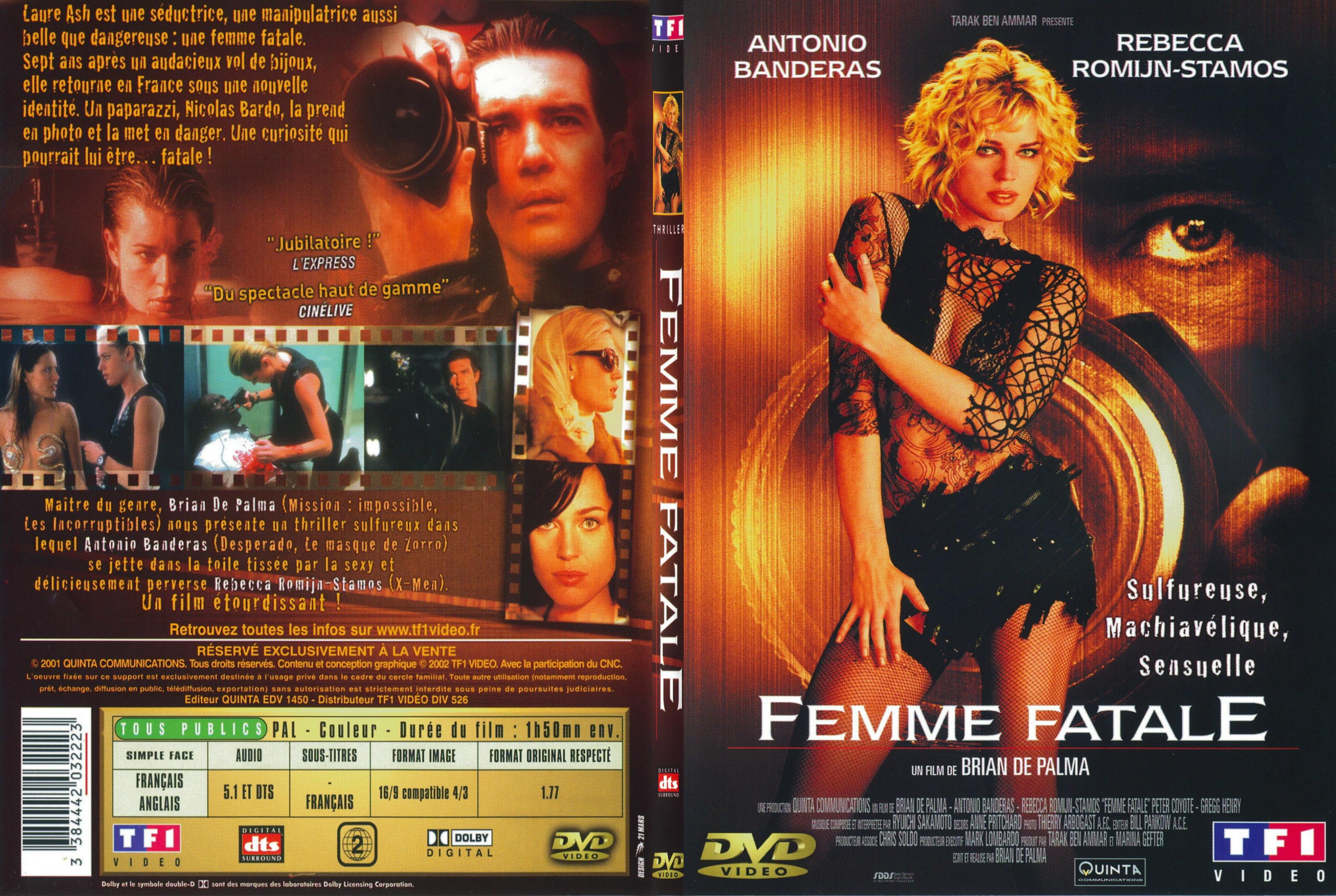 Jaquette DVD Femme fatale - SLIM