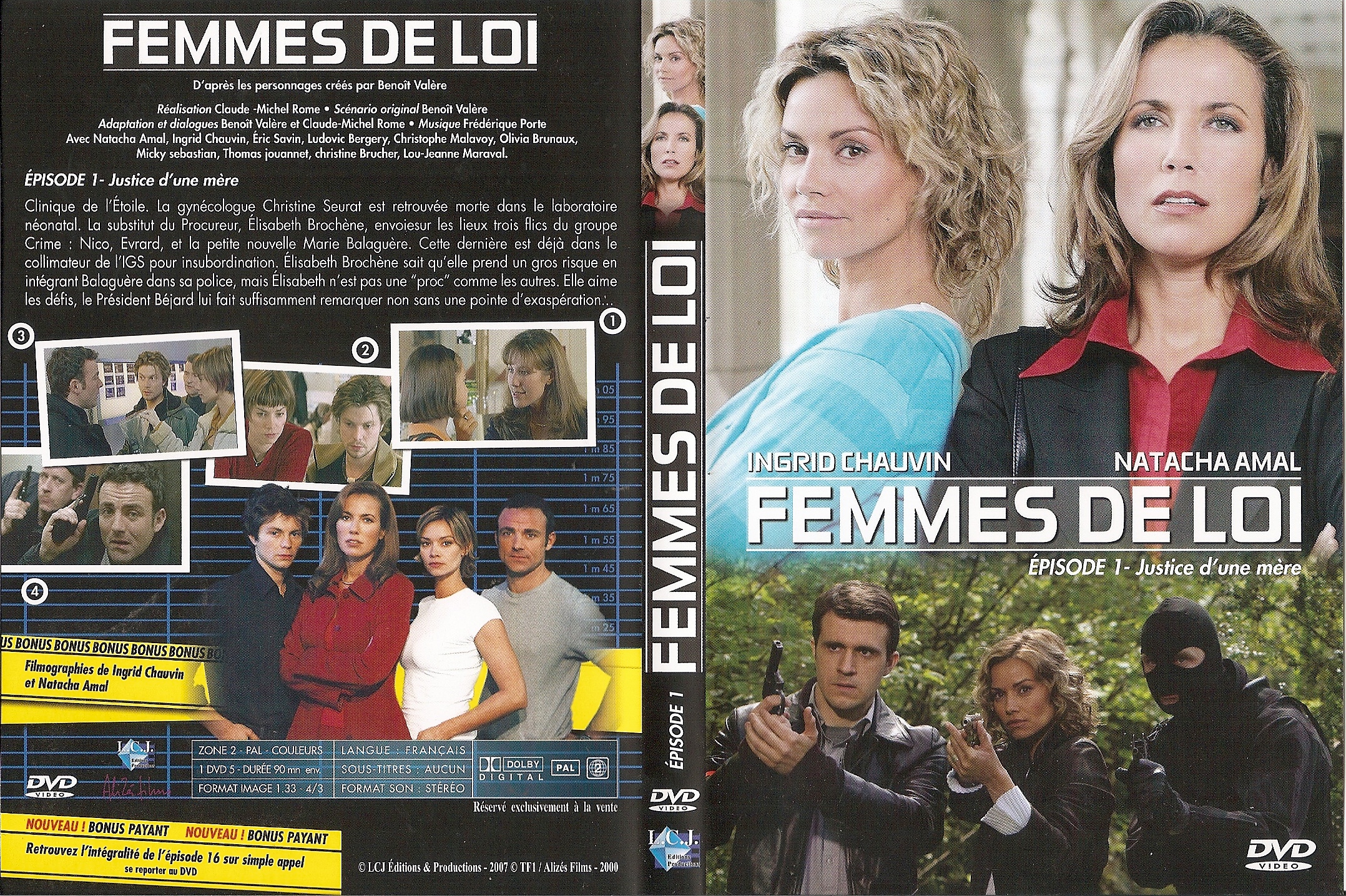 Jaquette DVD Femmes de loi  pisode 1