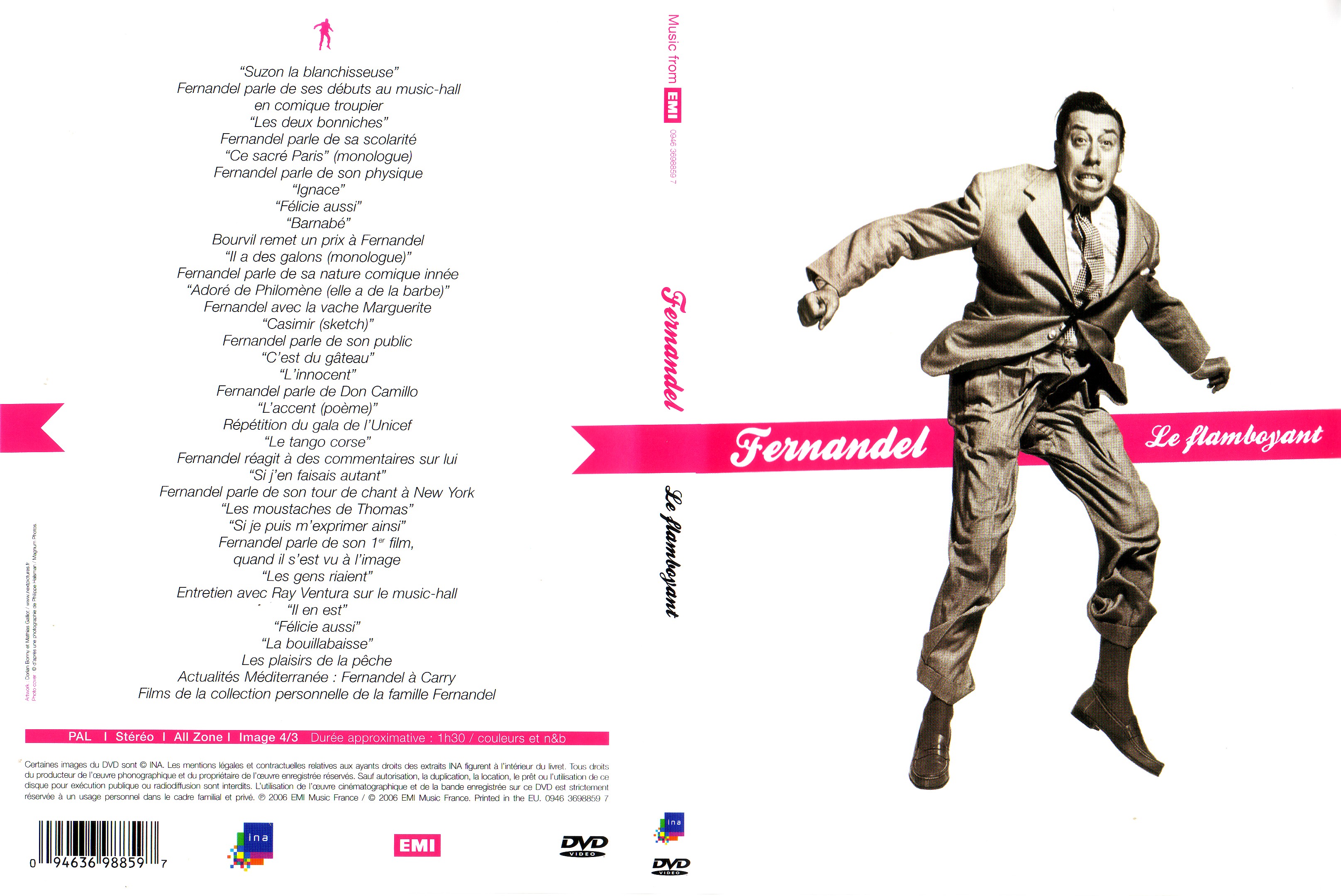 Jaquette DVD Fernandel le flamboyant
