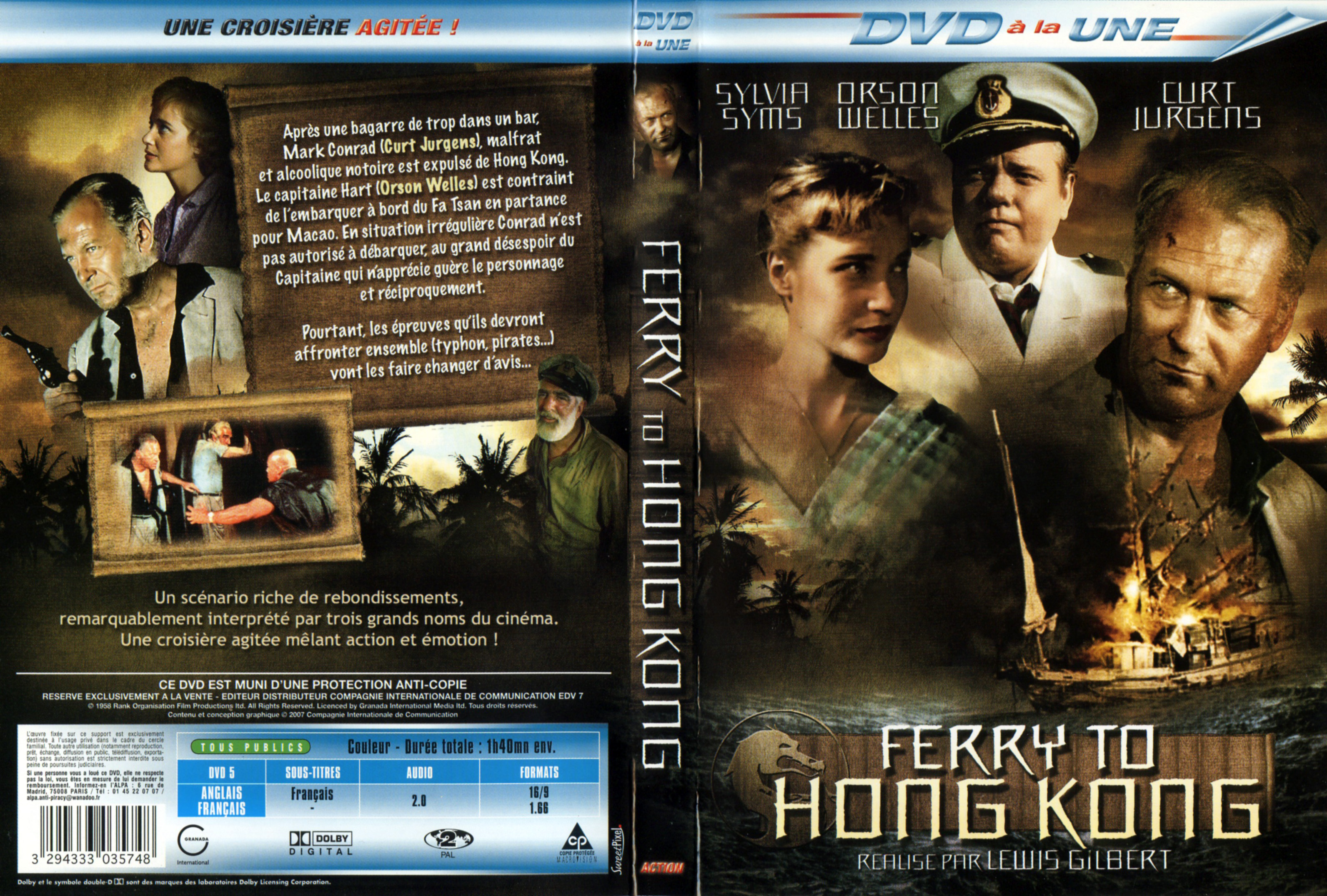 Jaquette DVD Ferry to Hong Kong