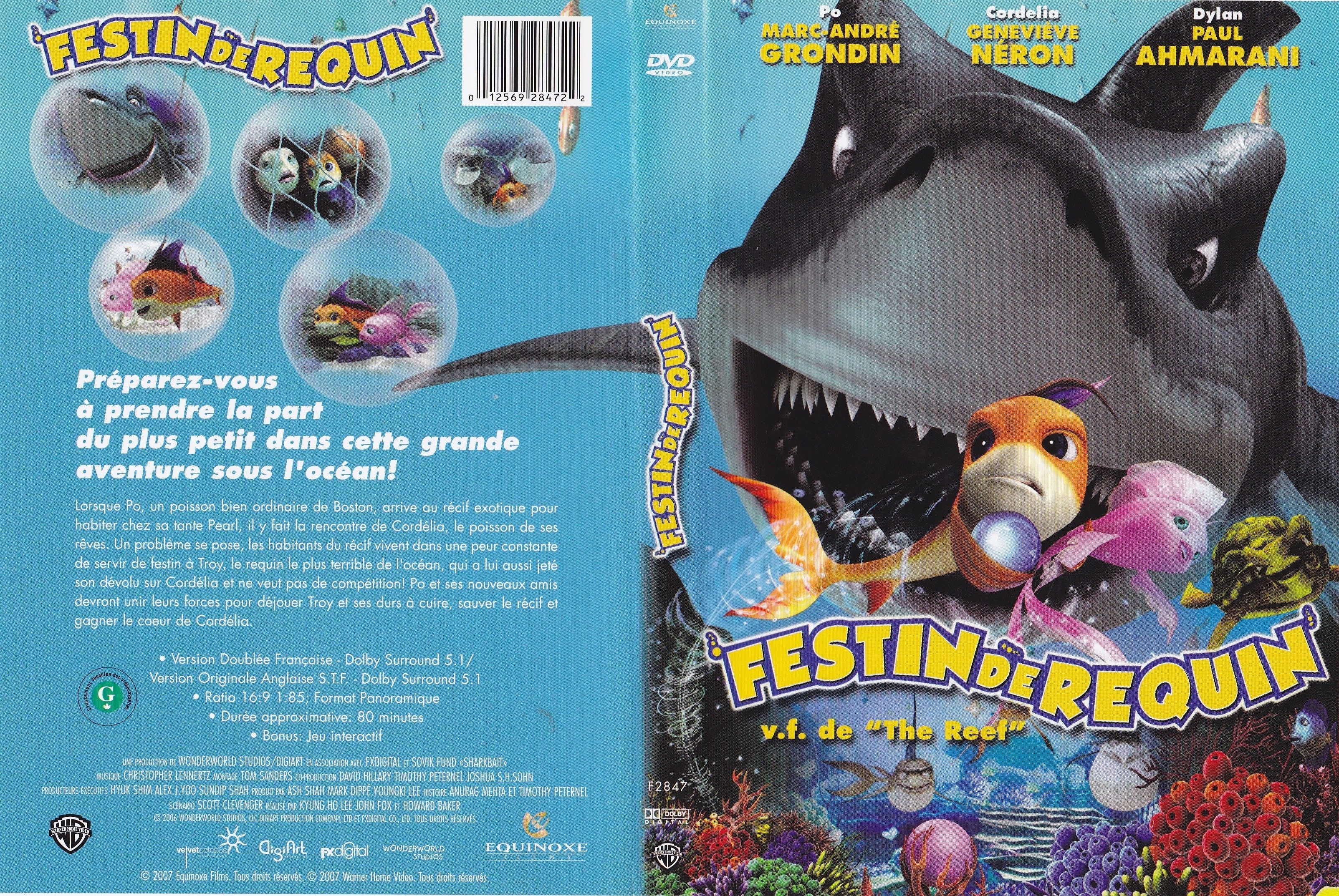 Jaquette DVD Festin de requin (Canadienne)