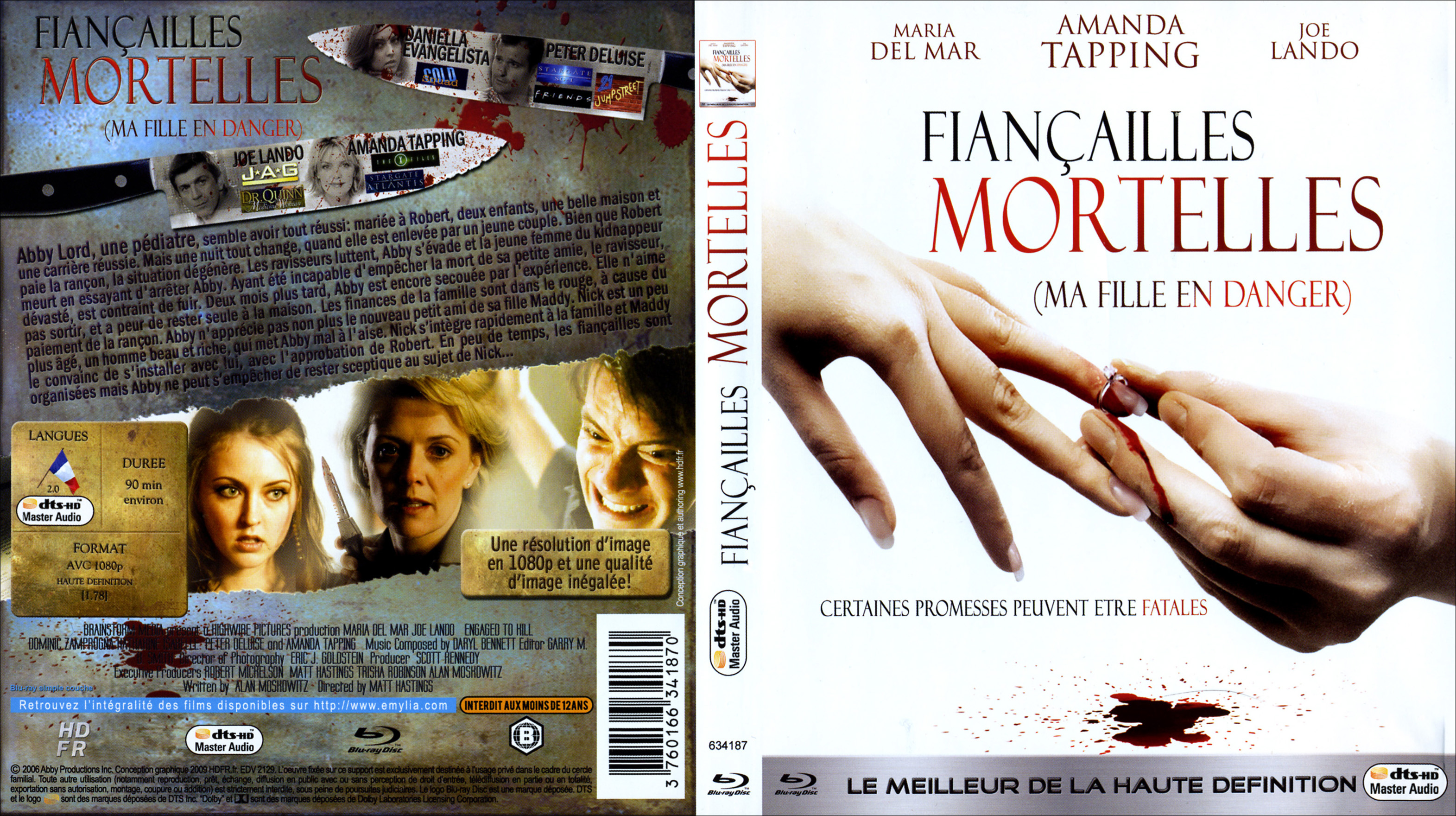 Jaquette DVD Fiancailles mortelles (BLU-RAY)