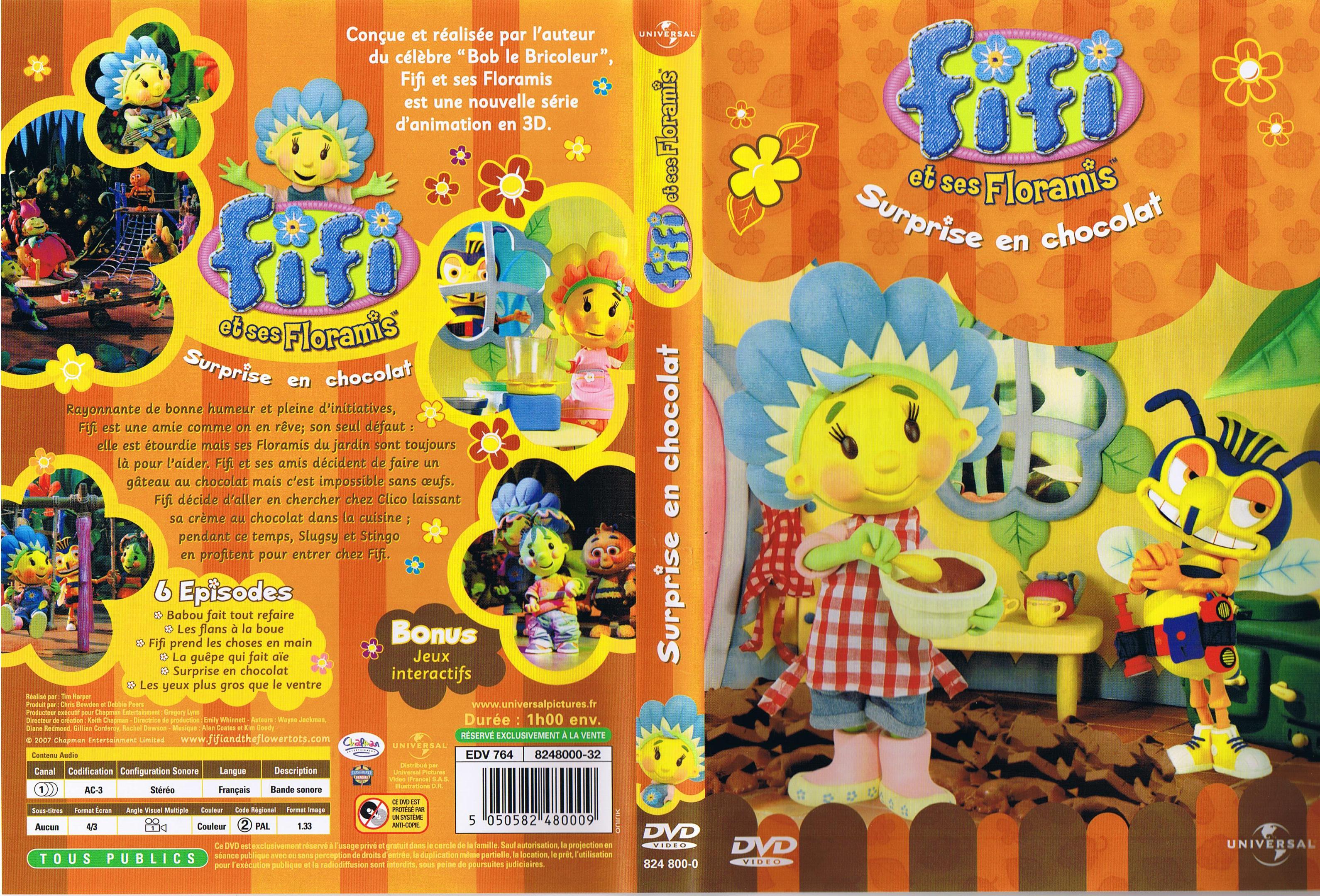 Jaquette DVD Fifi et ses floramis - surprise au chocolat