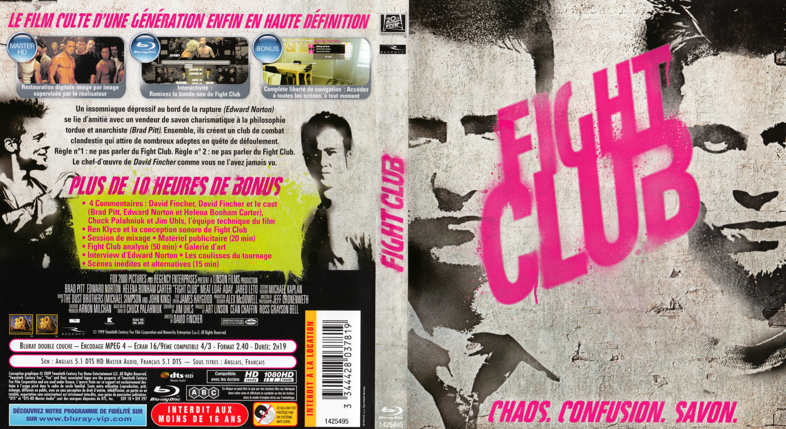 Jaquette DVD Fight Club (BLU-RAY)