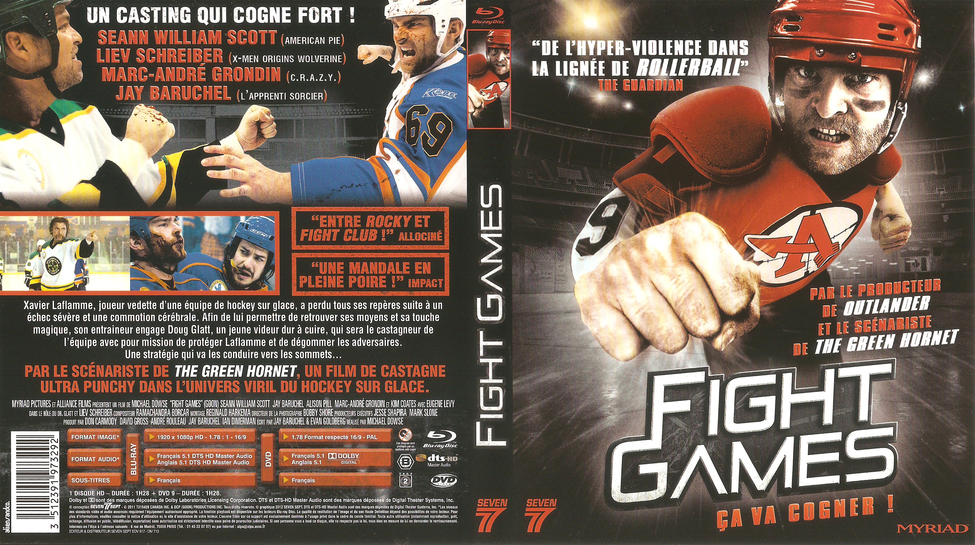 Jaquette DVD Fight Games (BLU-RAY)
