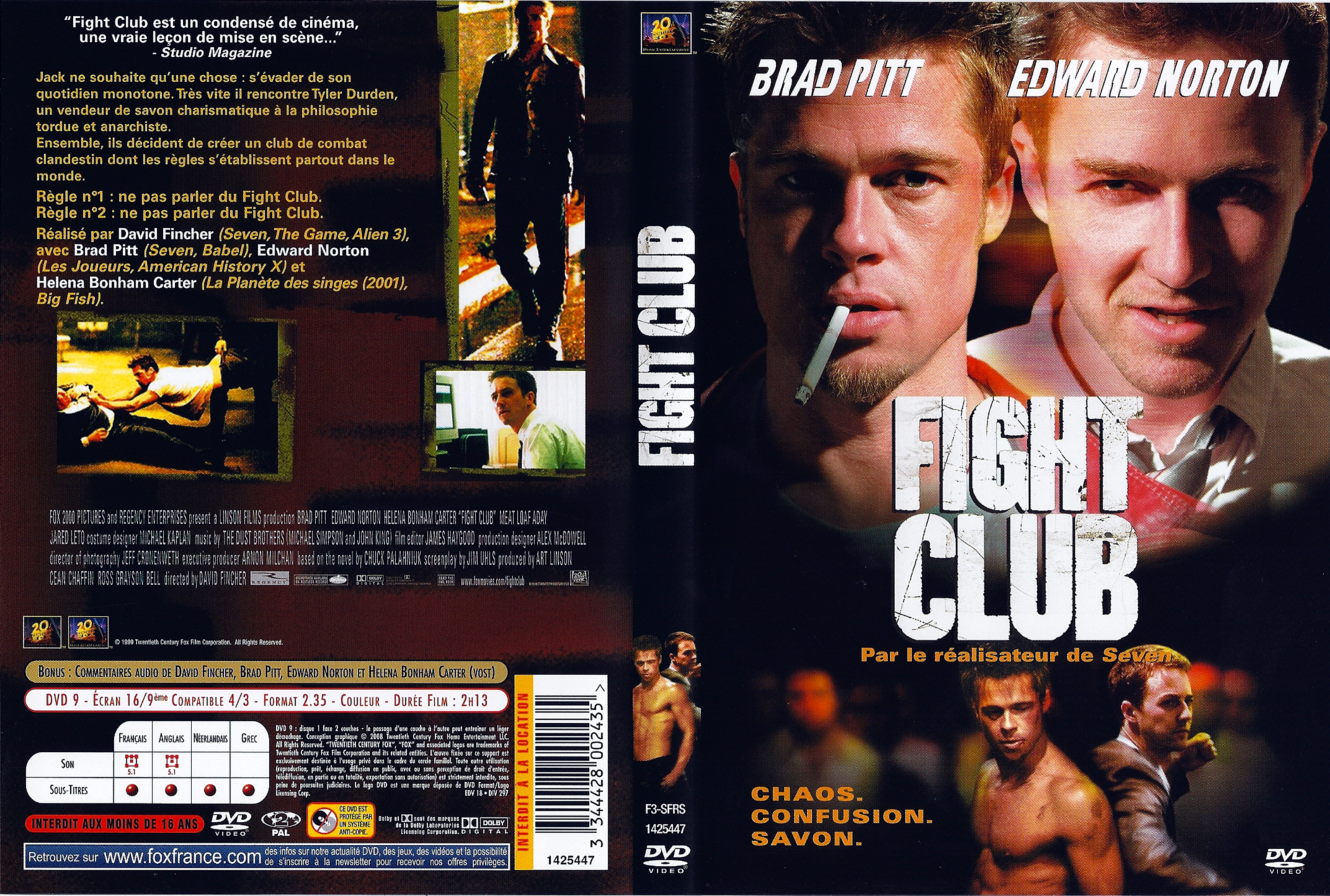 Jaquette DVD Fight club v3