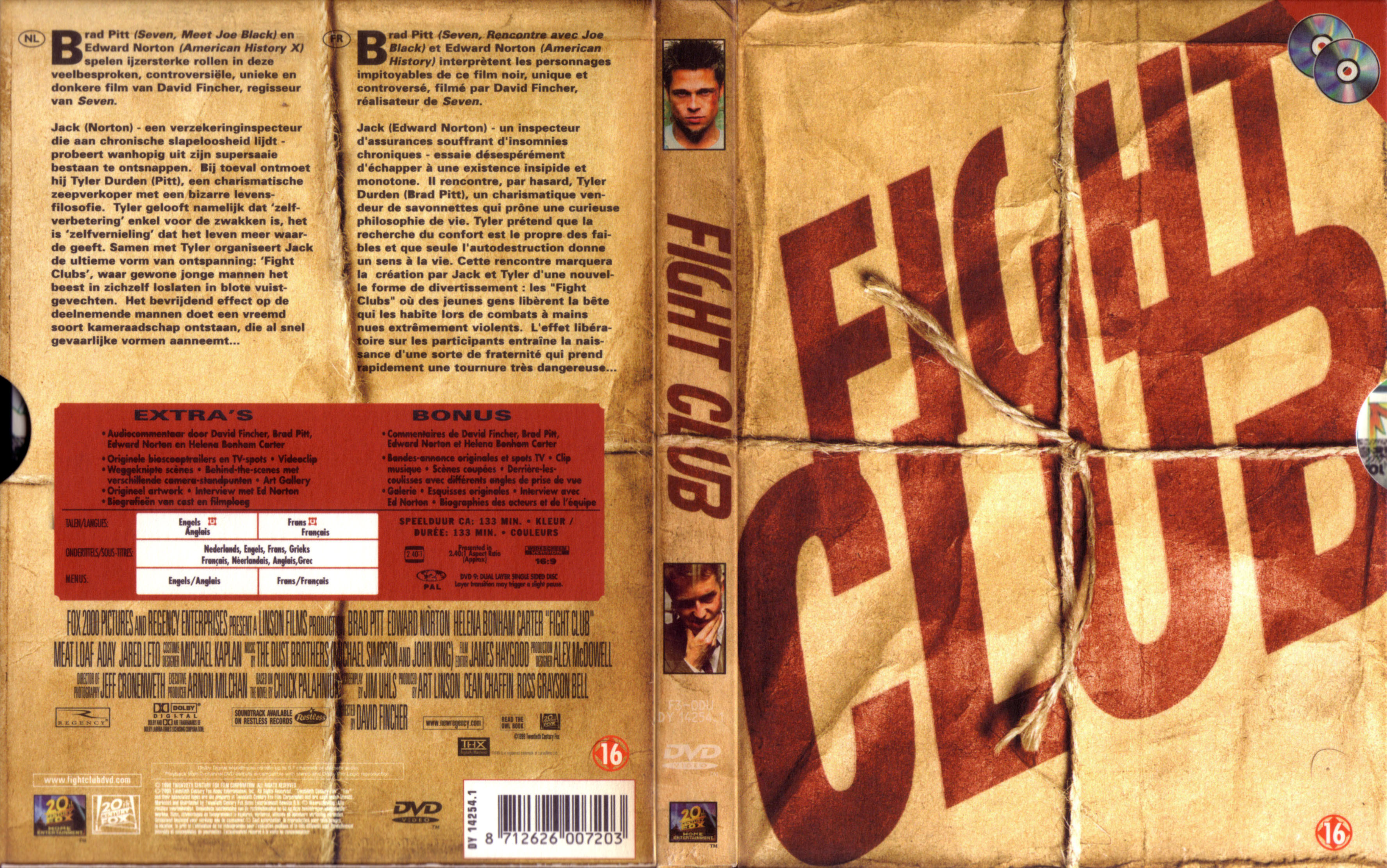 Jaquette DVD Fight club v4