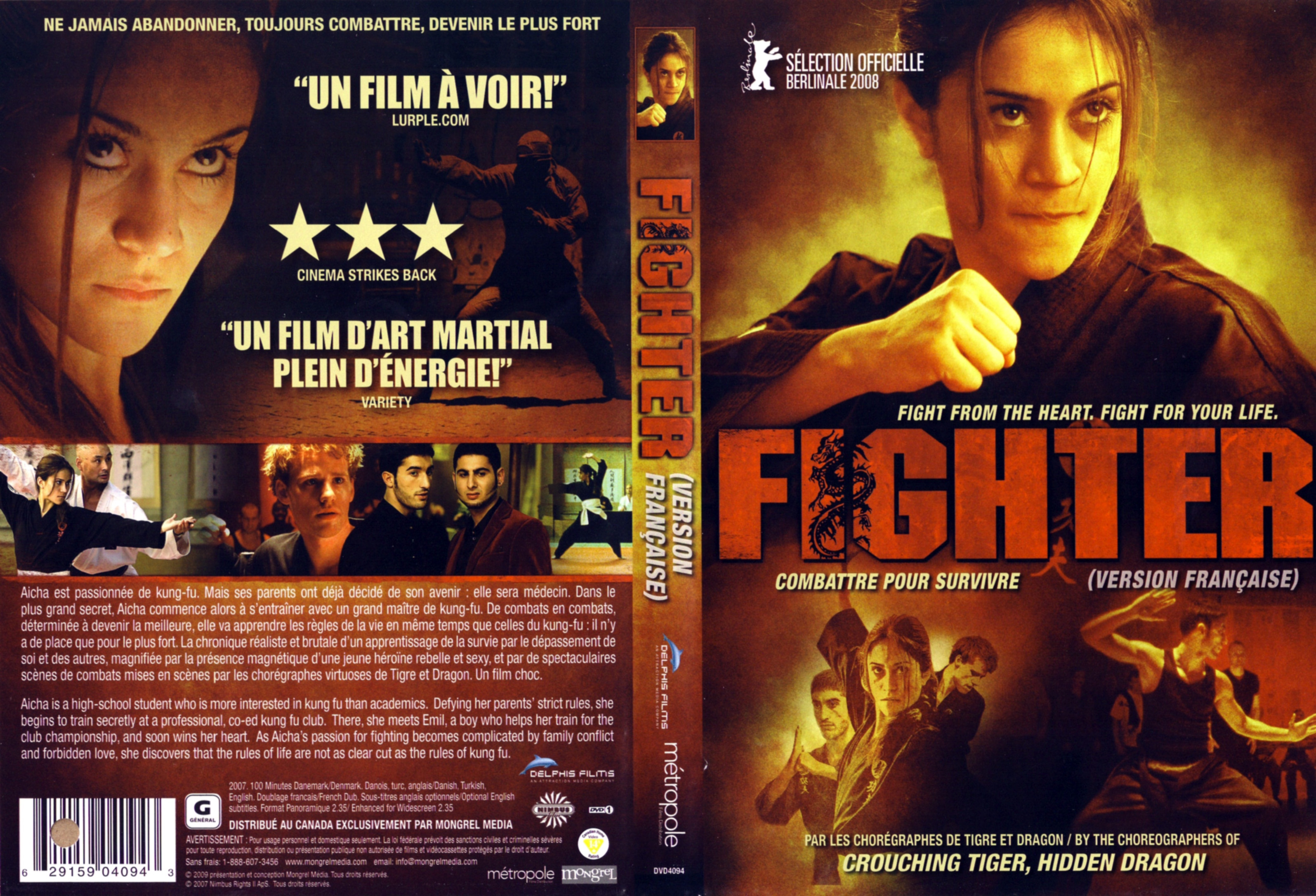 Jaquette DVD Fighter (Canadienne)
