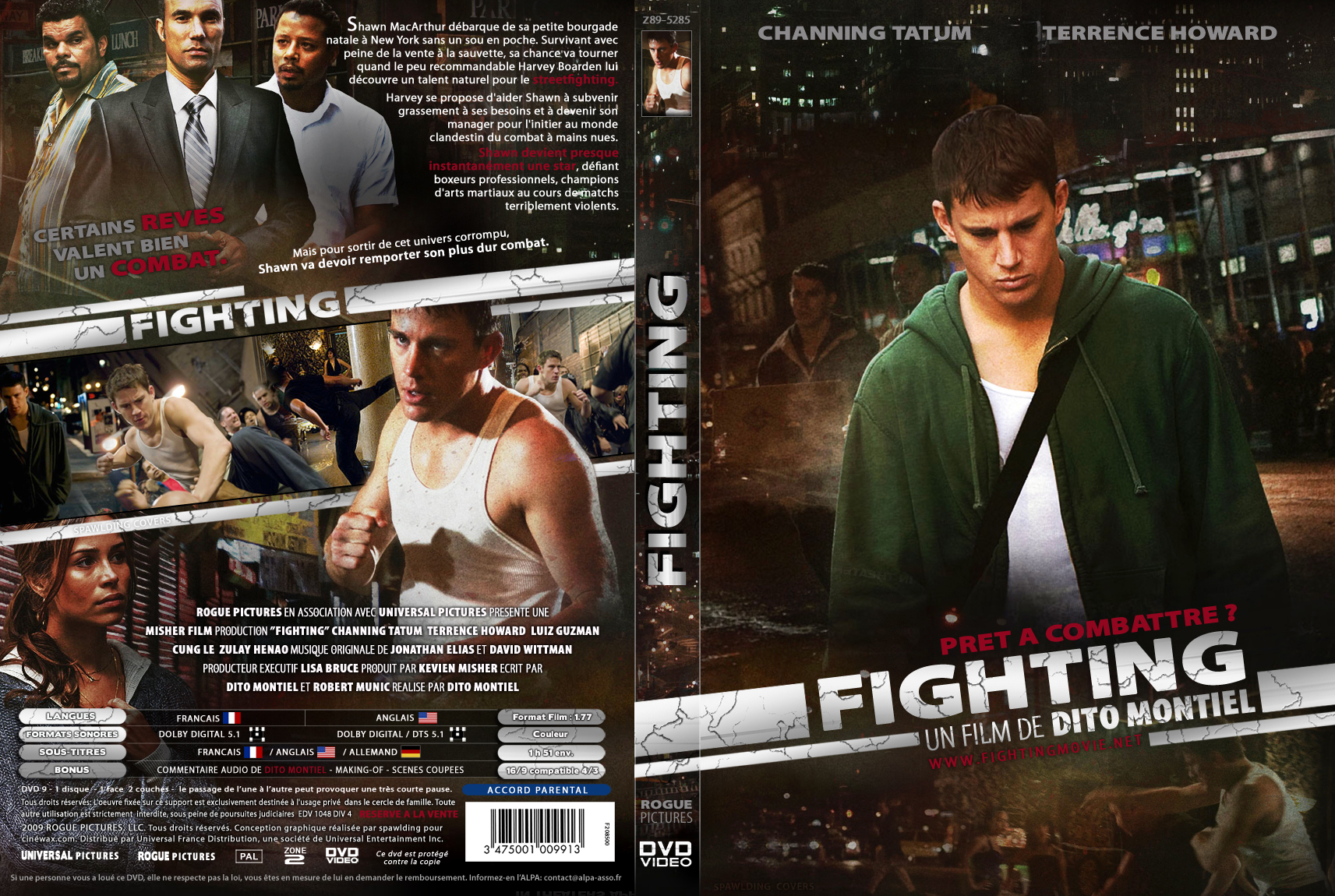 Jaquette DVD Fighting custom