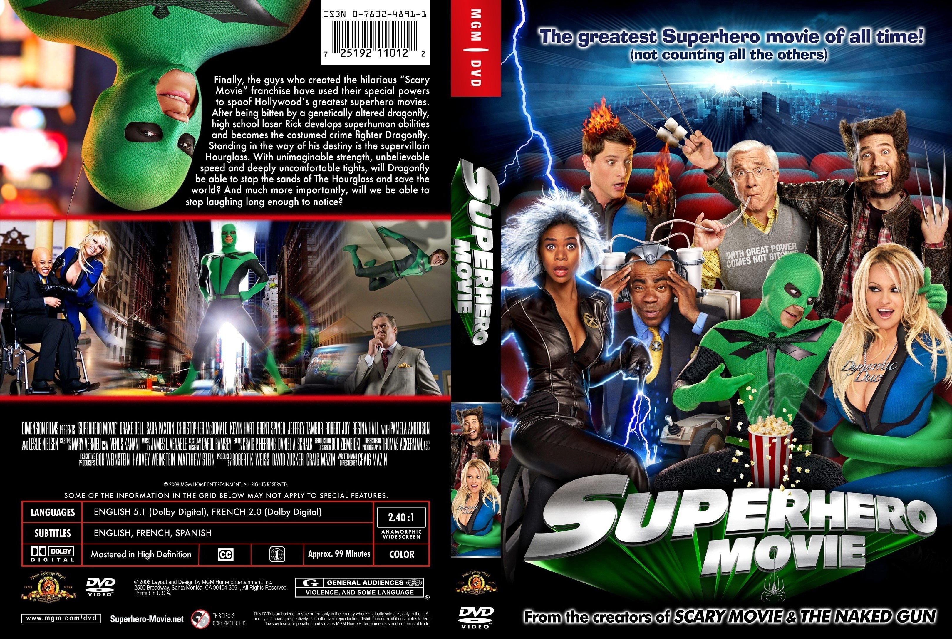 Jaquette DVD Film de super heros - Superhero movie custom (Canadienne)
