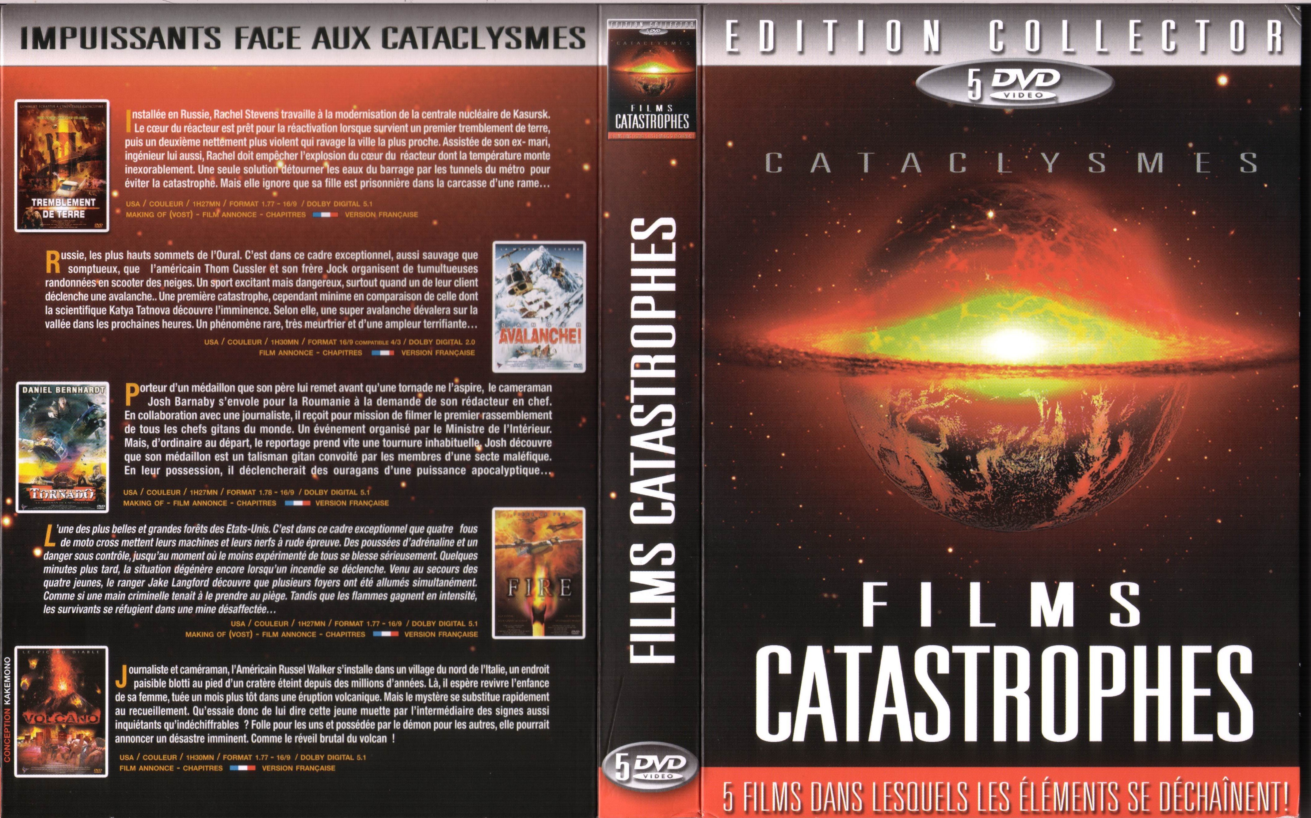 Jaquette DVD Films catastrophes COFFRET