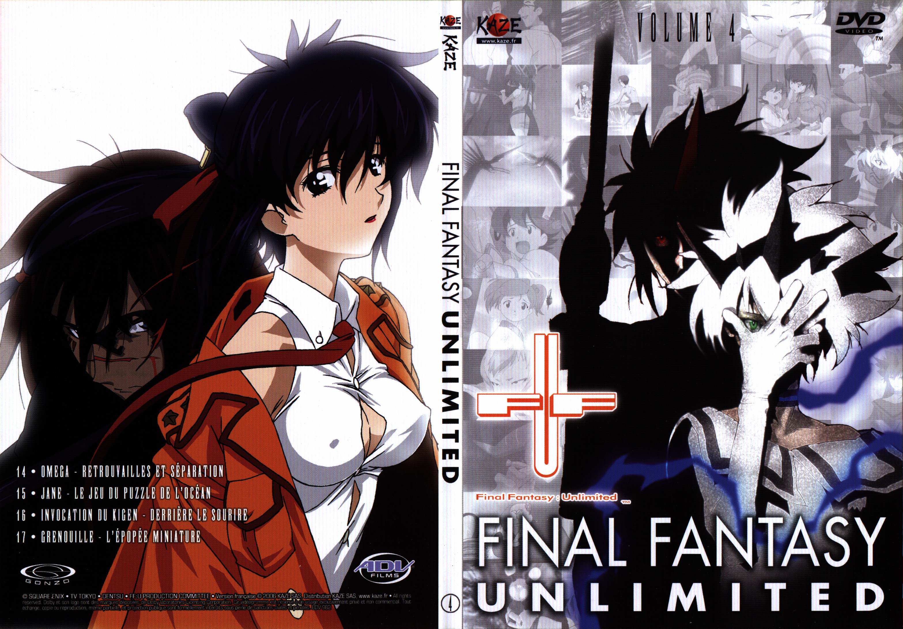 Jaquette DVD Final Fantasy unlimited vol 04