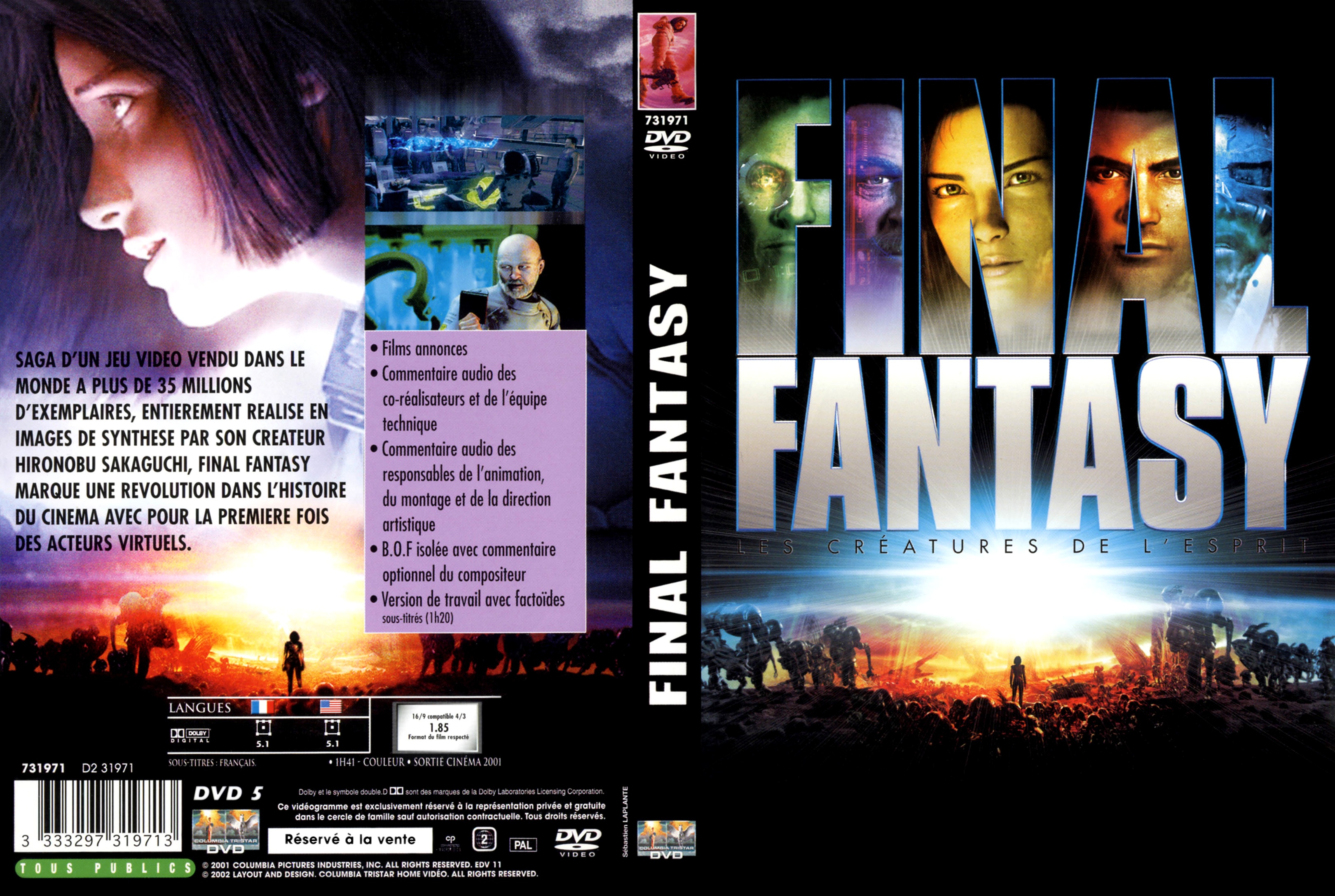 Jaquette DVD Final Fantasy v2