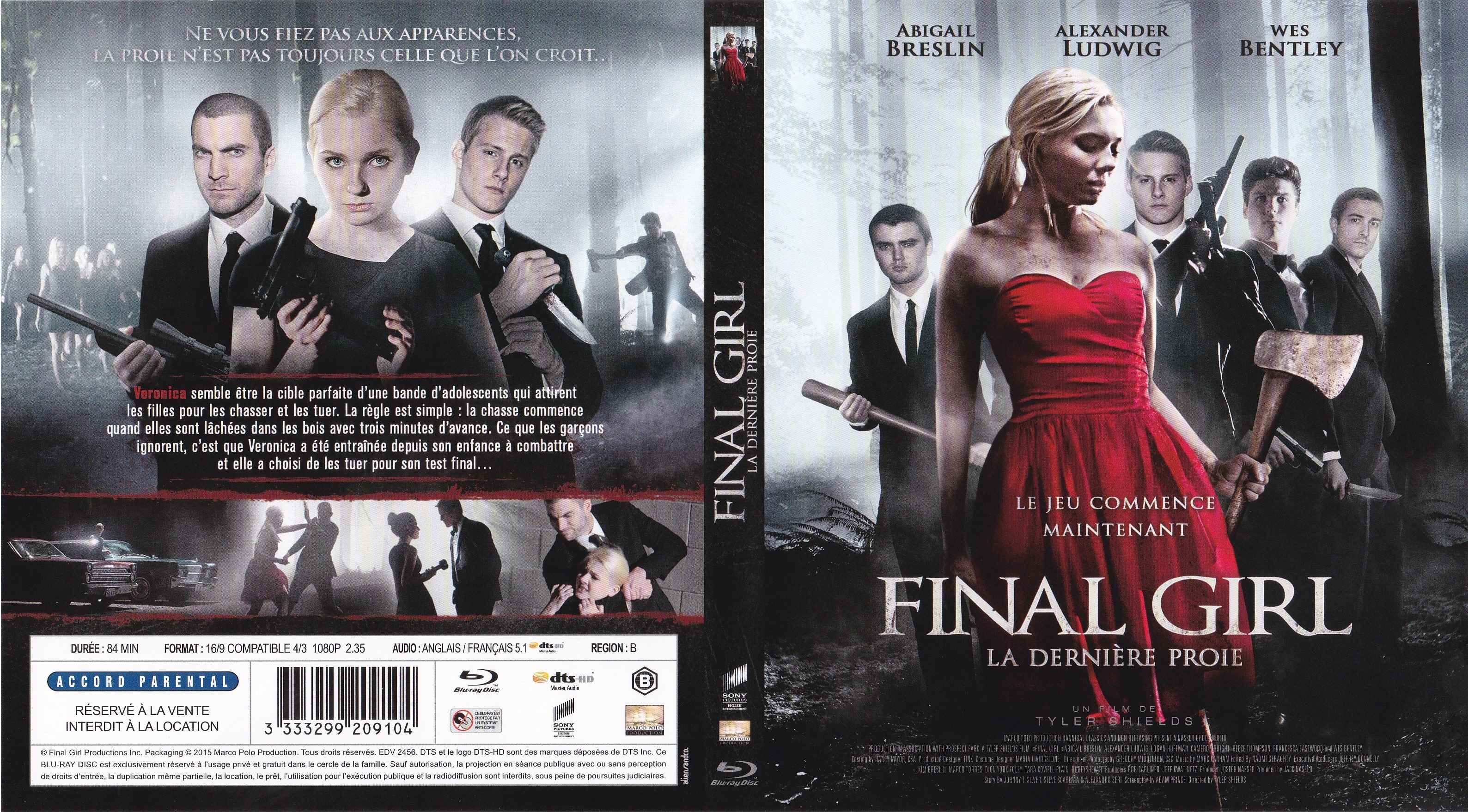 Jaquette DVD Final Girl (BLU-RAY)