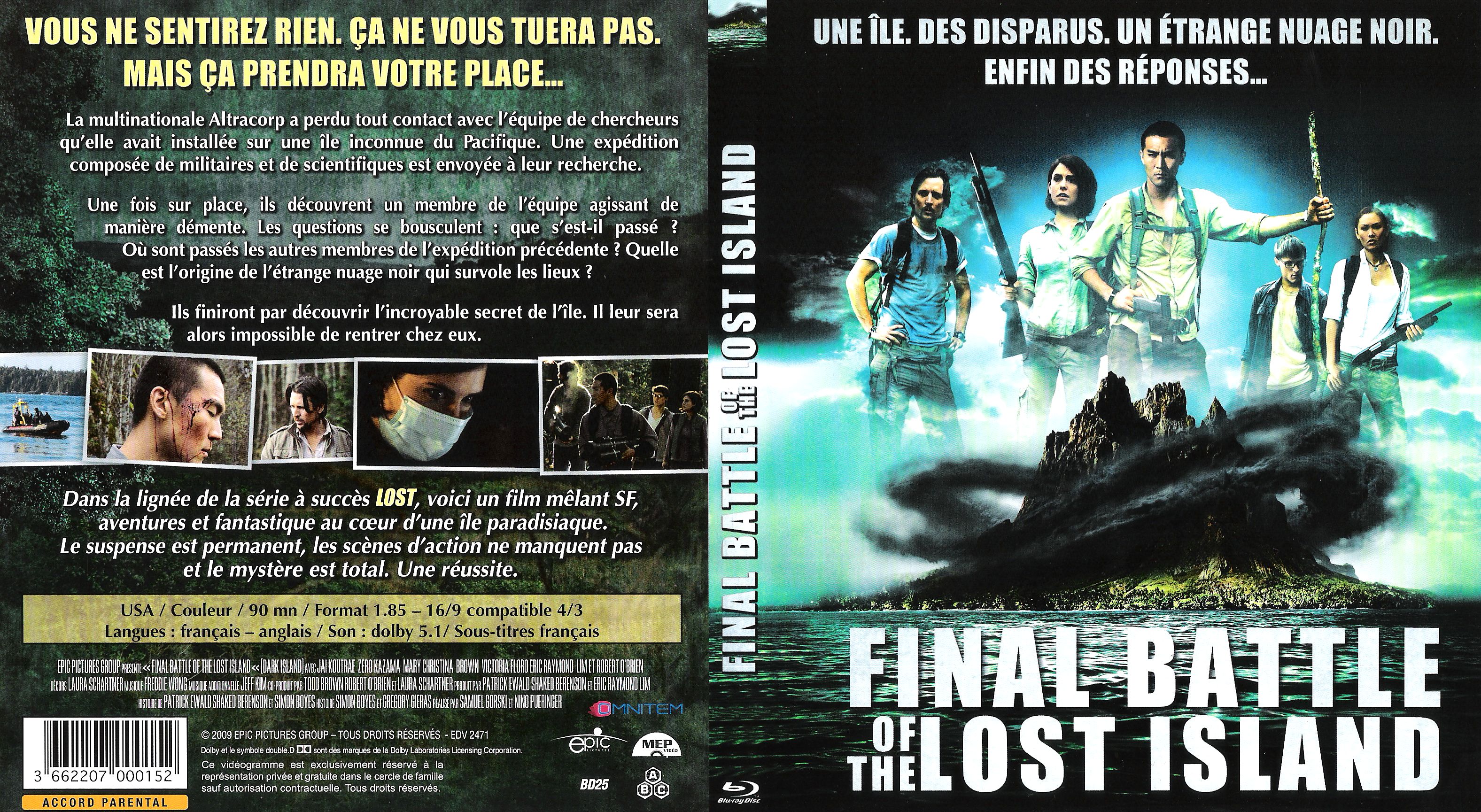 Jaquette DVD Final battle of the lost island (BLU-RAY)