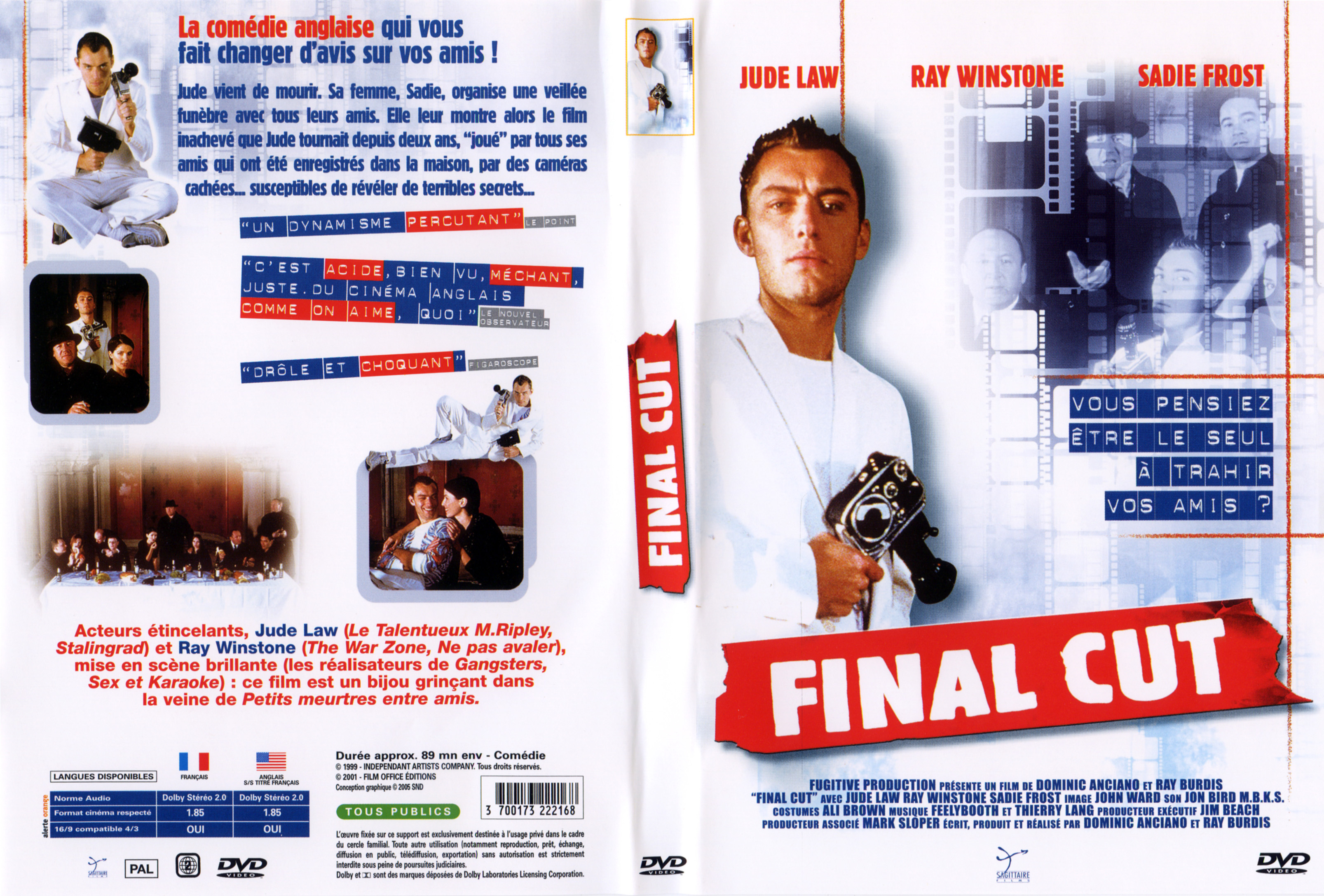 Jaquette DVD Final cut (2000) v2
