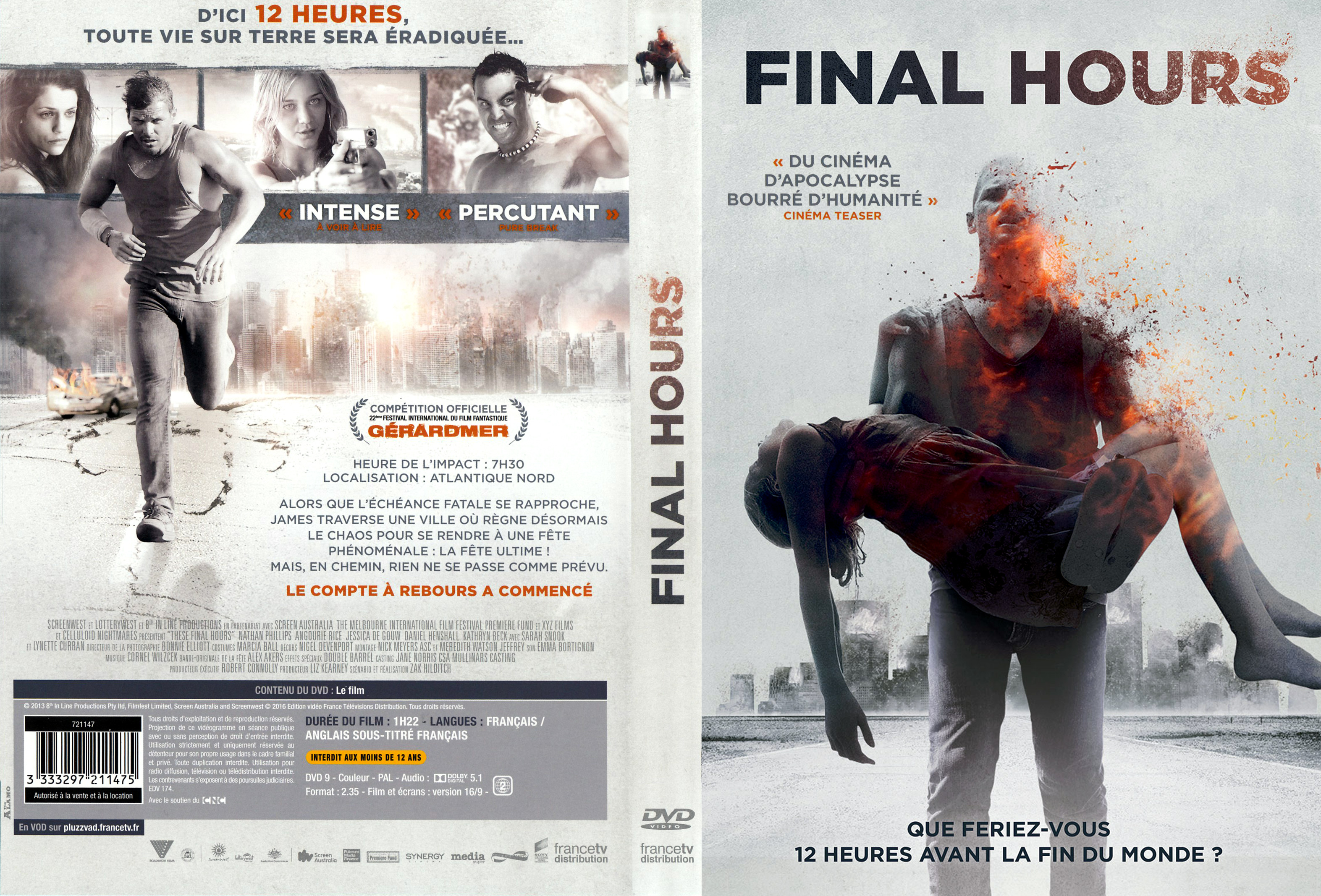 Jaquette DVD Final hours