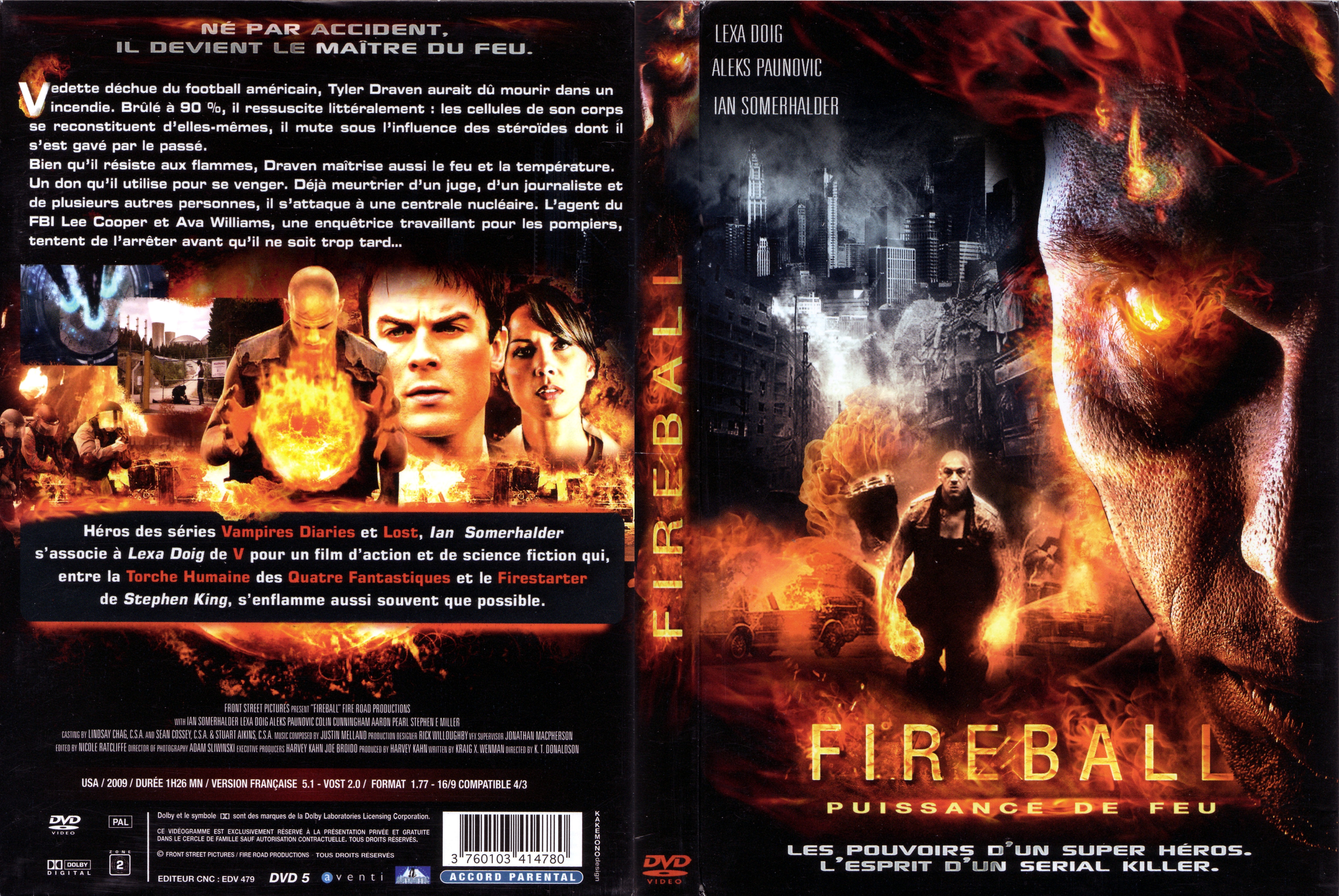 Jaquette DVD Fire Ball - Puissance de feu