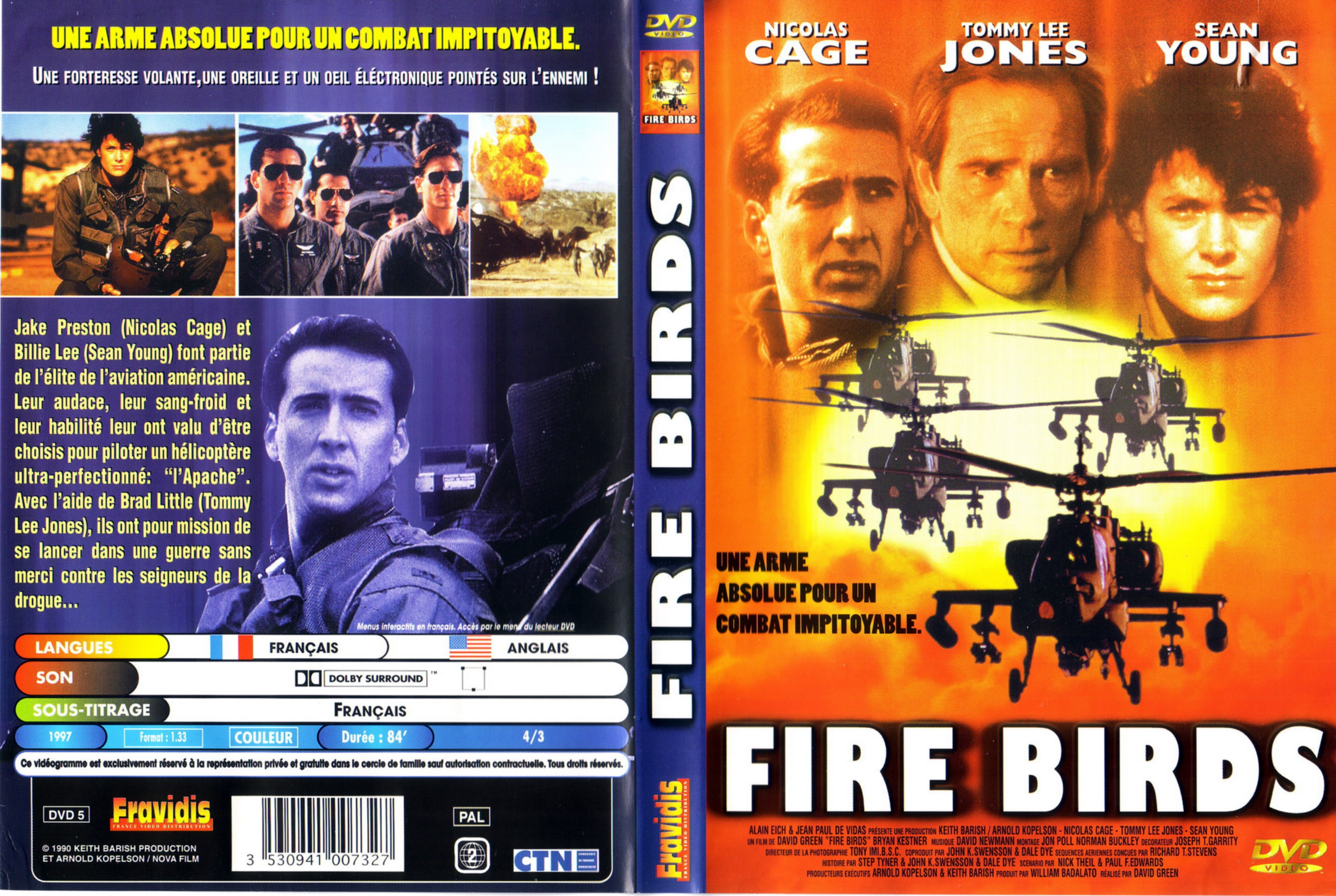 Jaquette DVD Fire birds