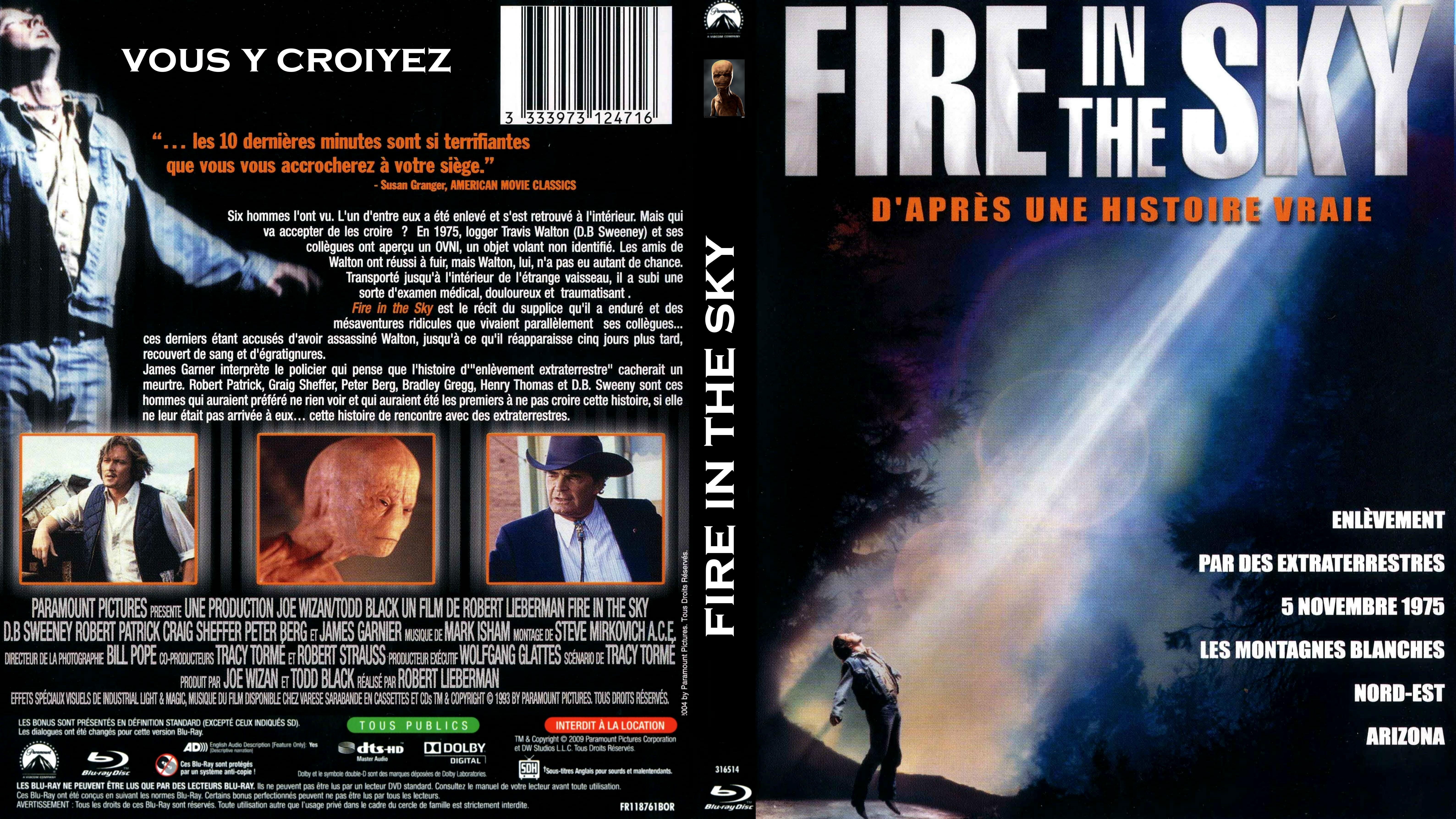 Jaquette DVD Fire in the sky (BLU-RAY)