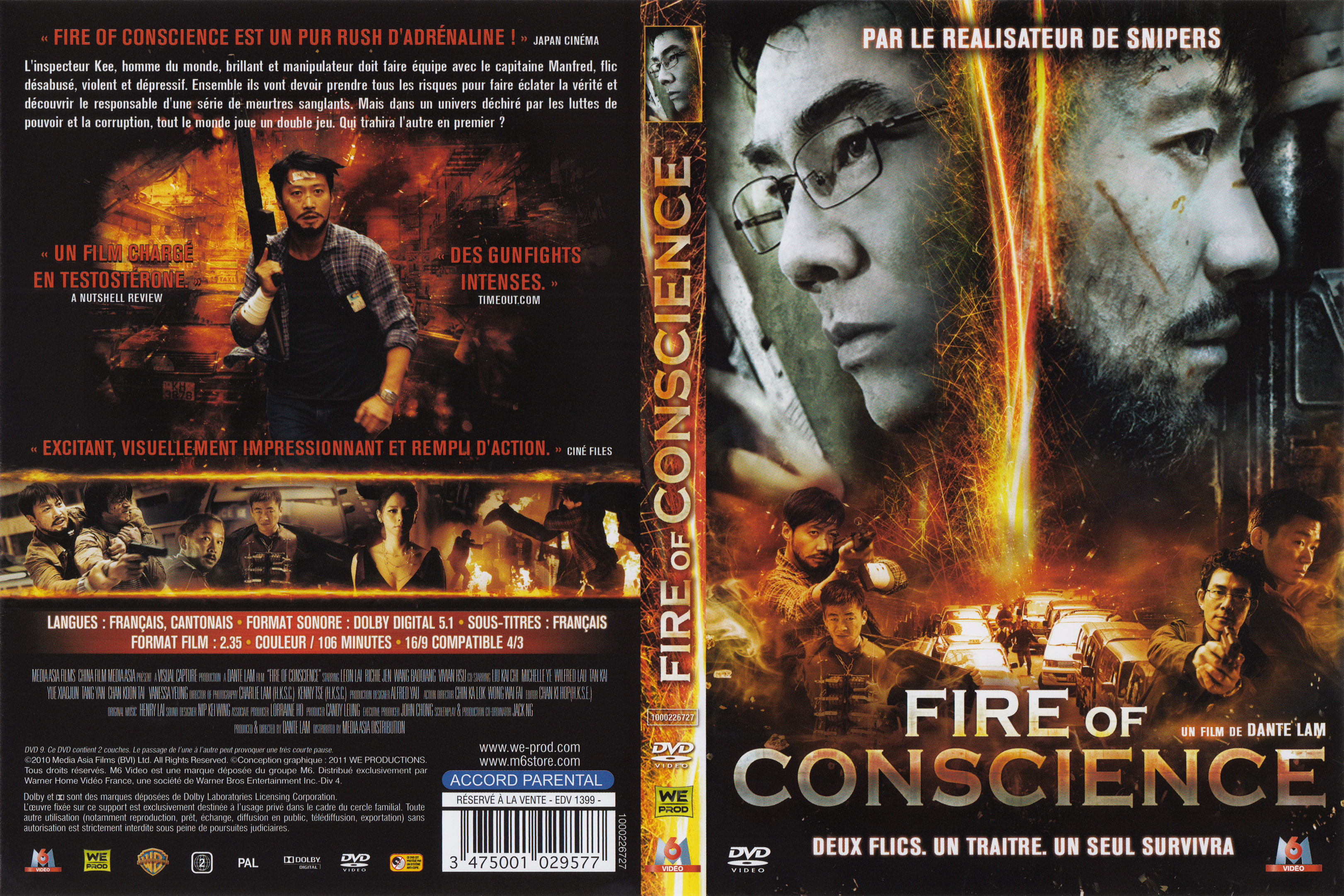Jaquette DVD Fire of conscience