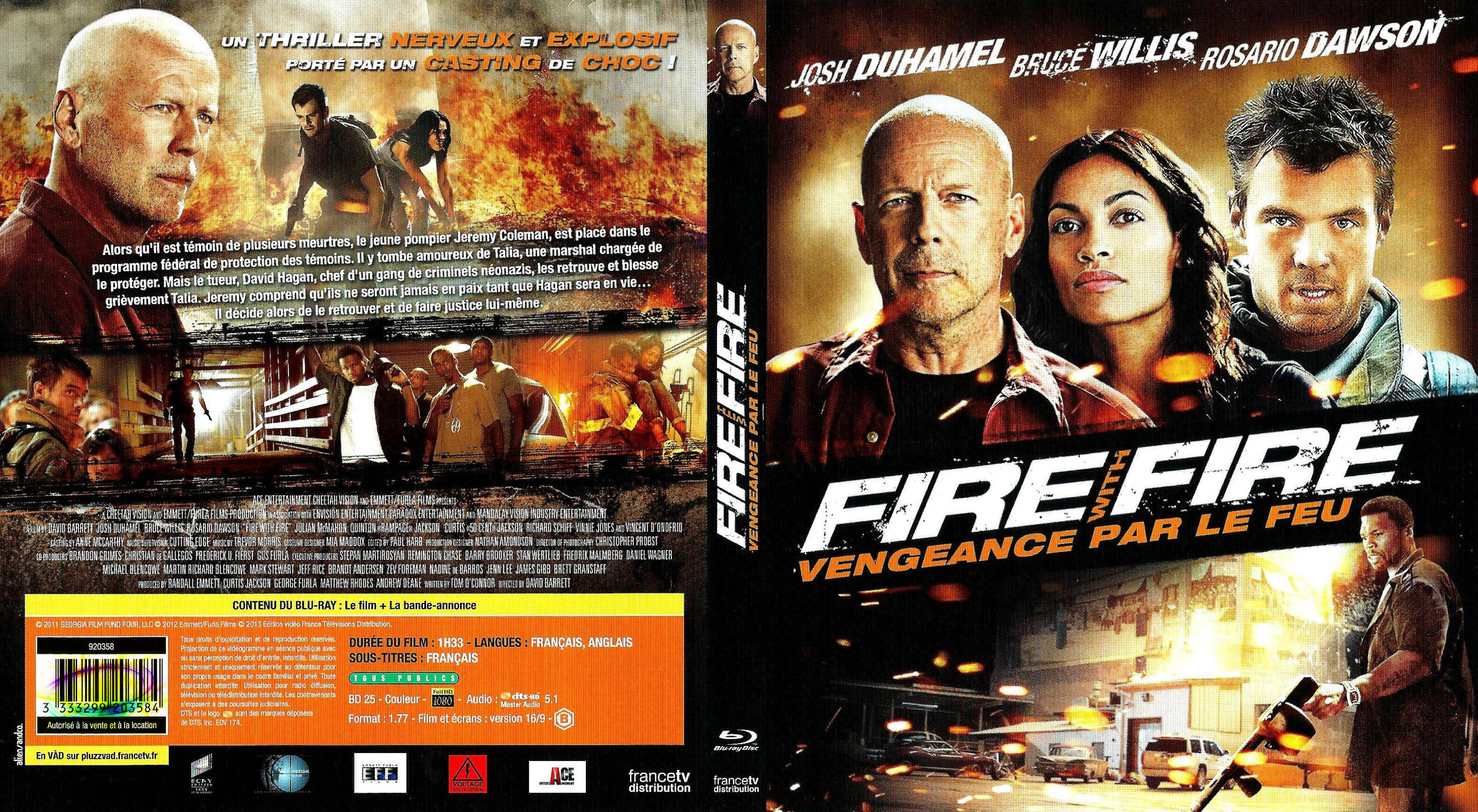 Jaquette DVD Fire with Fire vengeance par le feu (BLU-RAY)