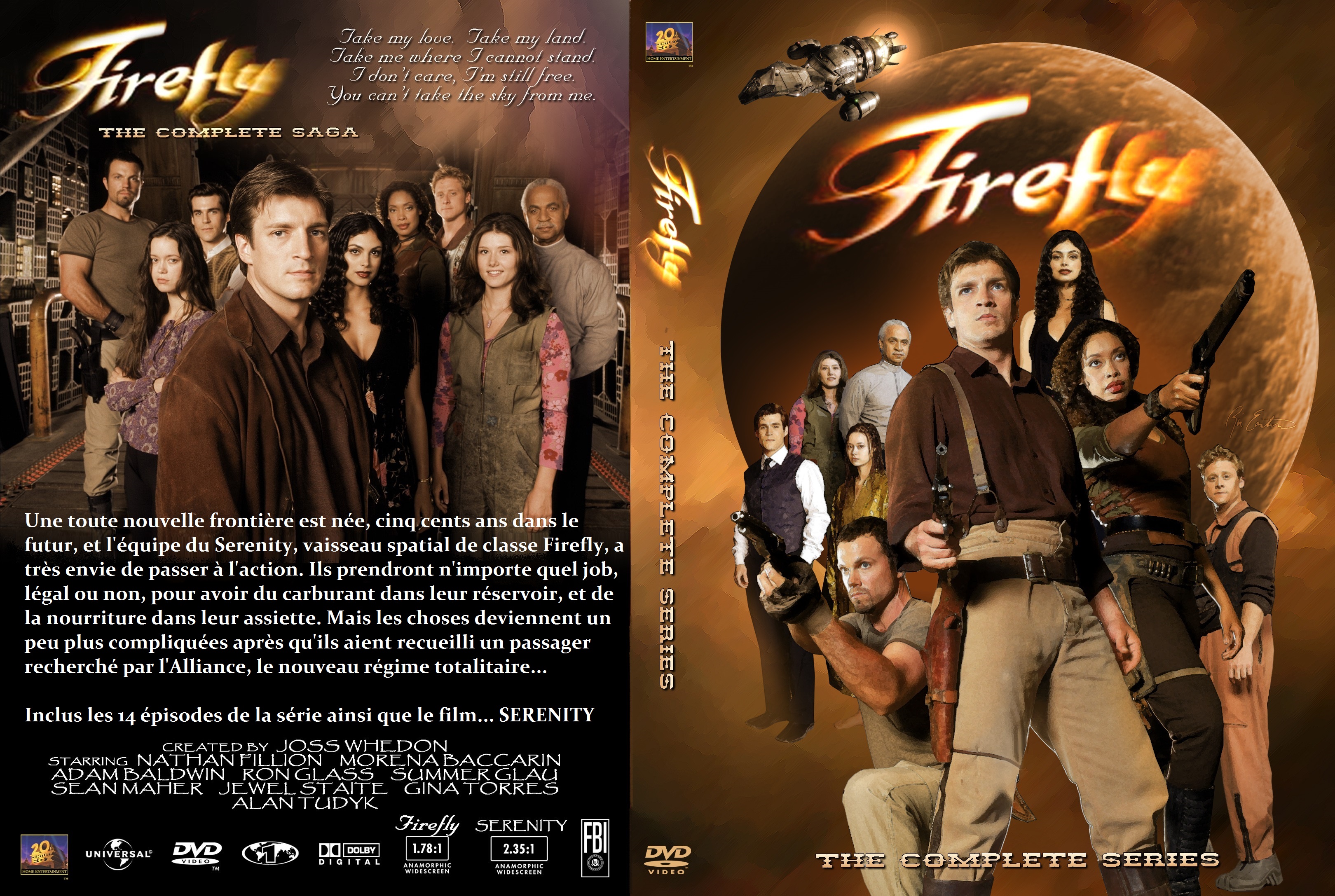Jaquette DVD Firefly custom
