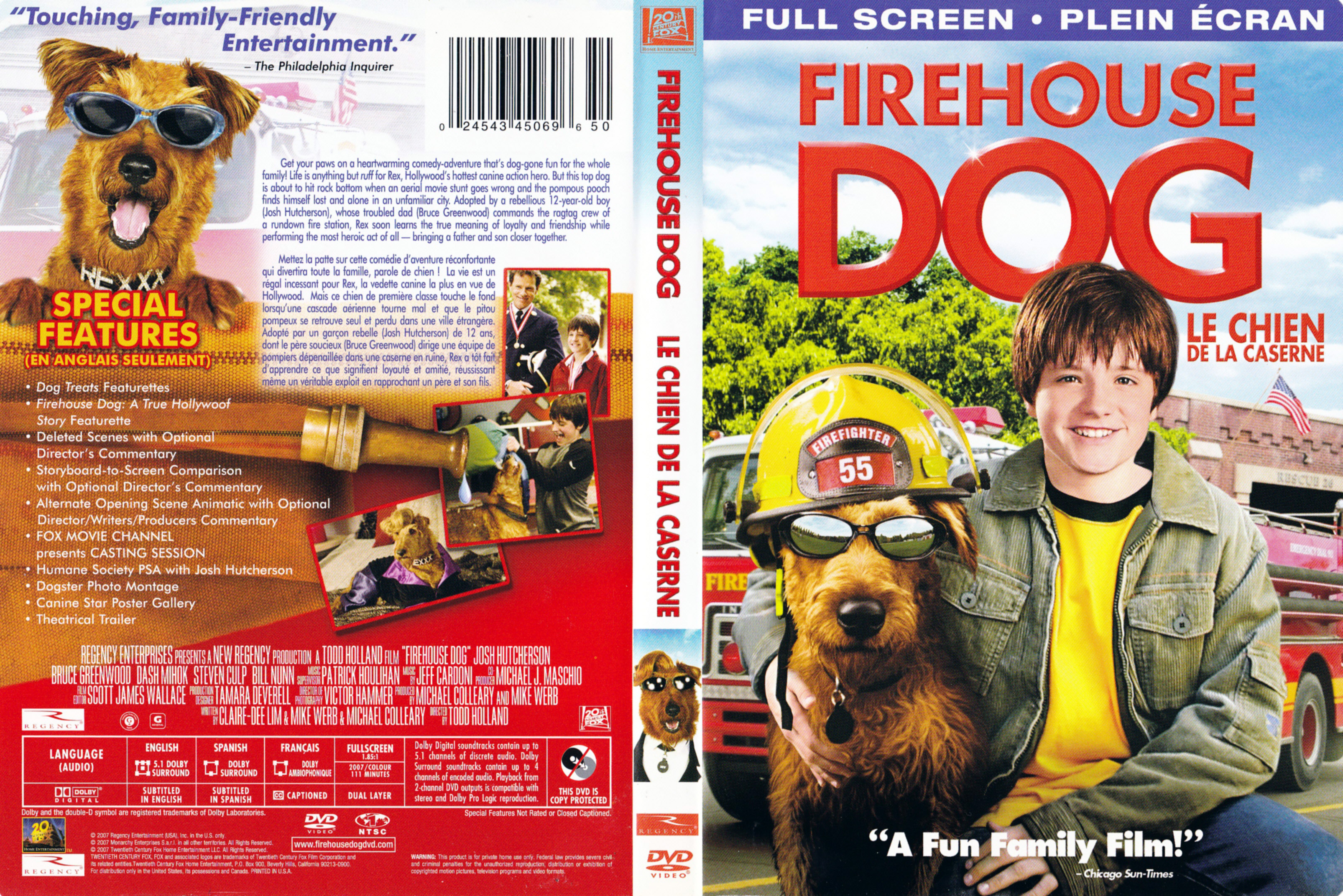 Jaquette DVD Firehouse dog - Le chien de la caserne (Canadienne)