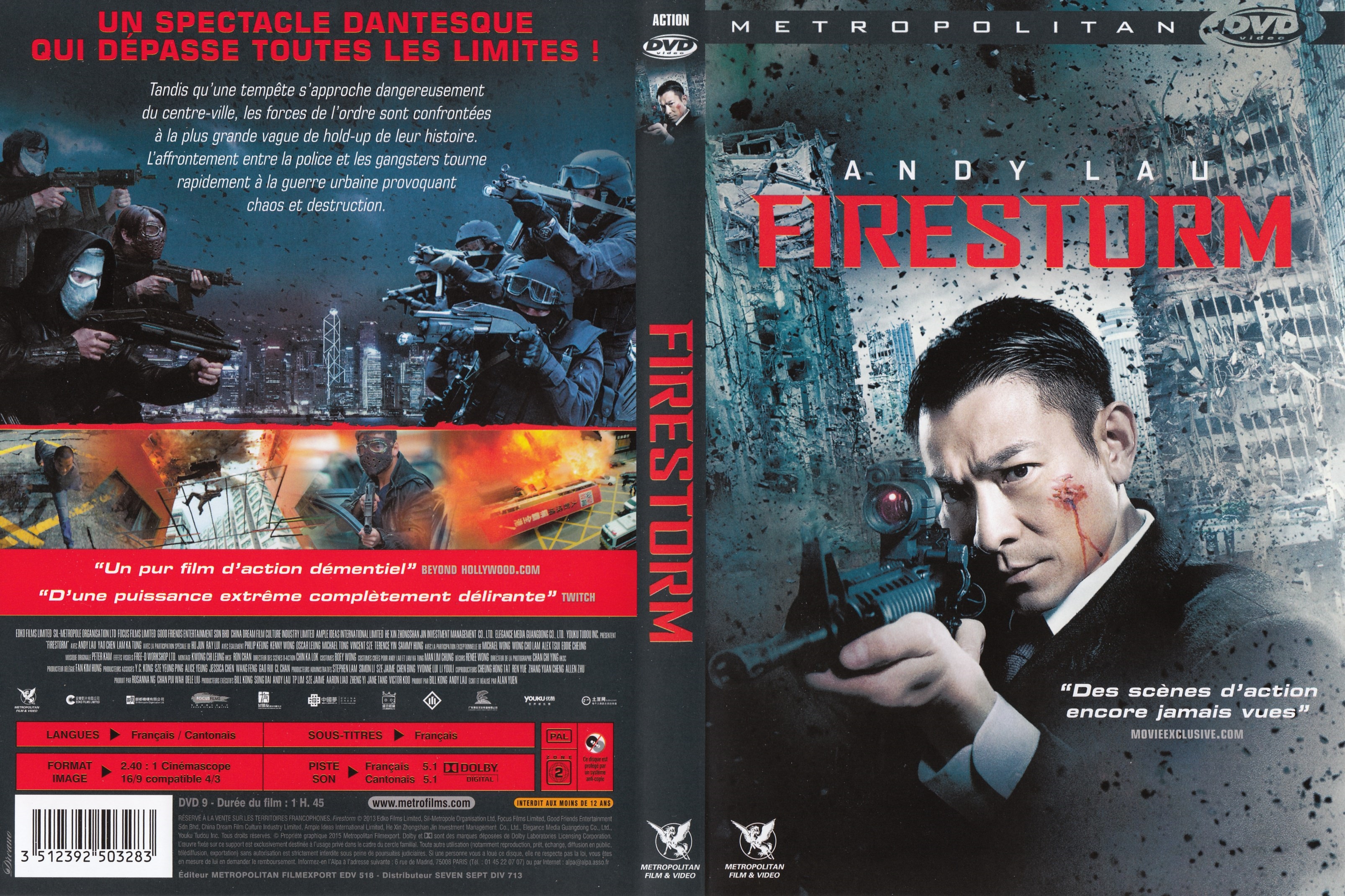 Jaquette DVD Firestorm (2013)