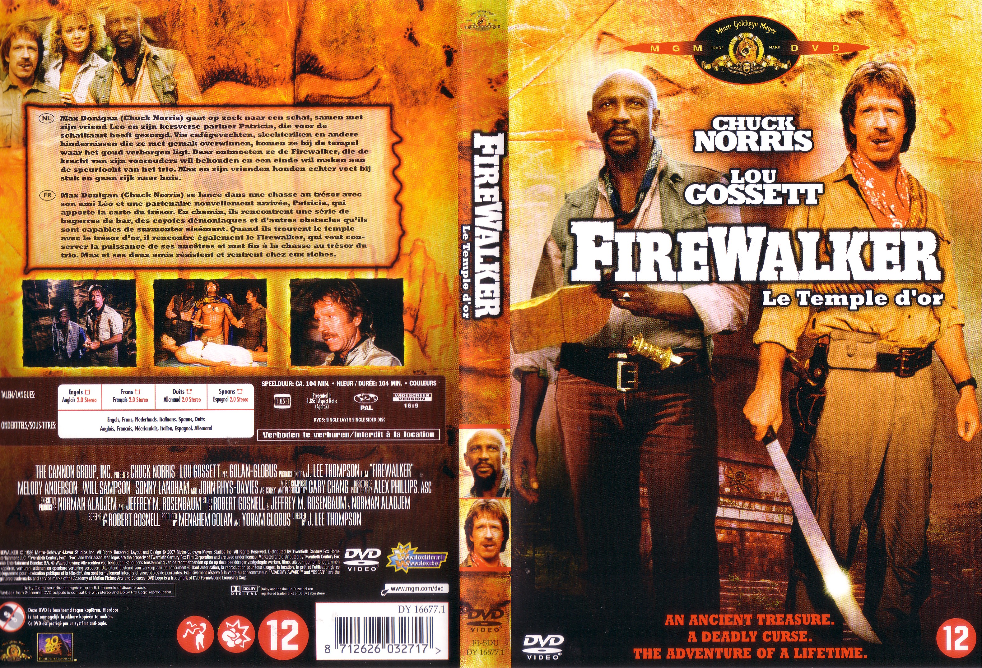 Jaquette DVD Firewalker - Le temple d