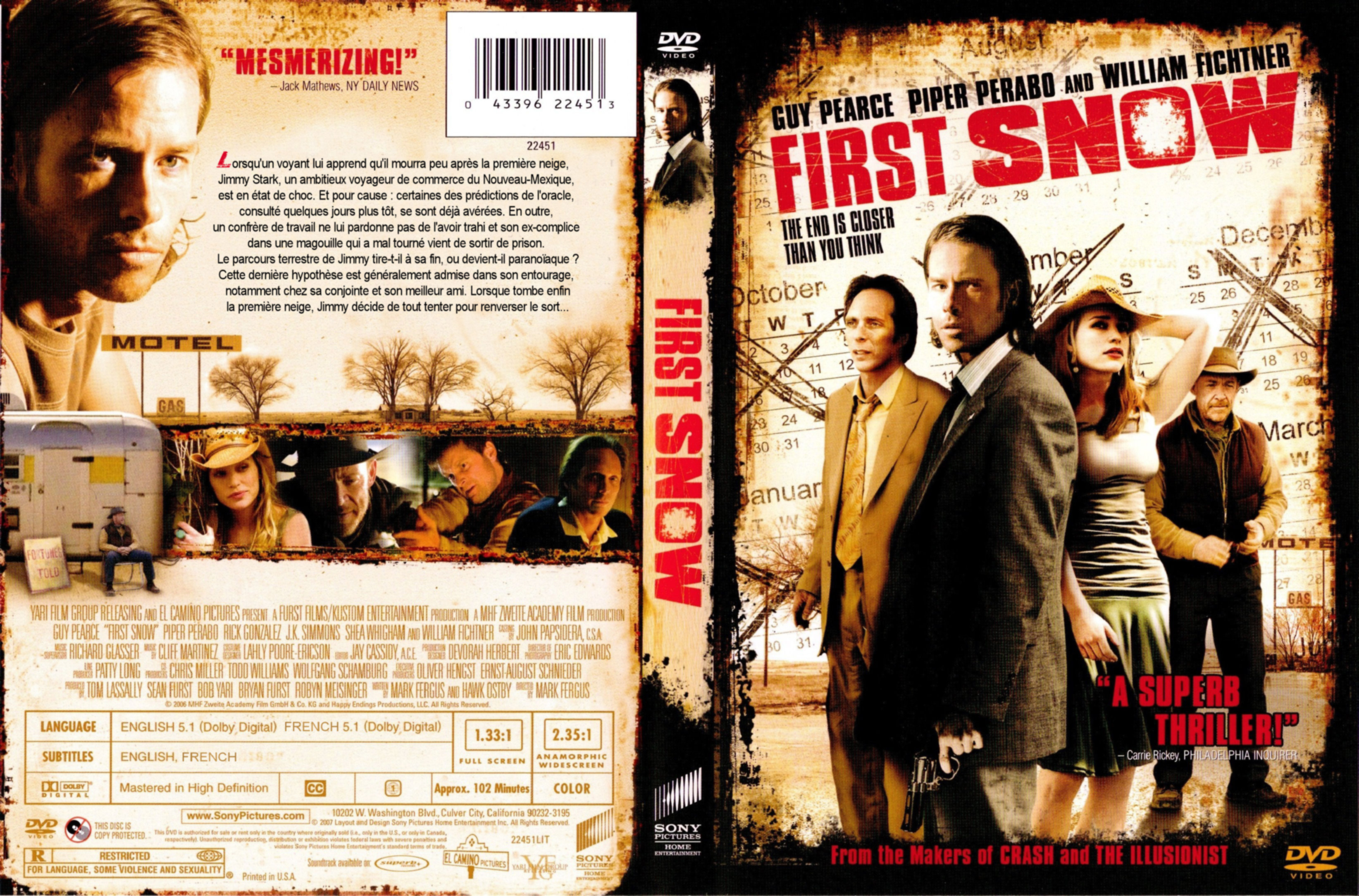 Jaquette DVD First Snow Zone 1