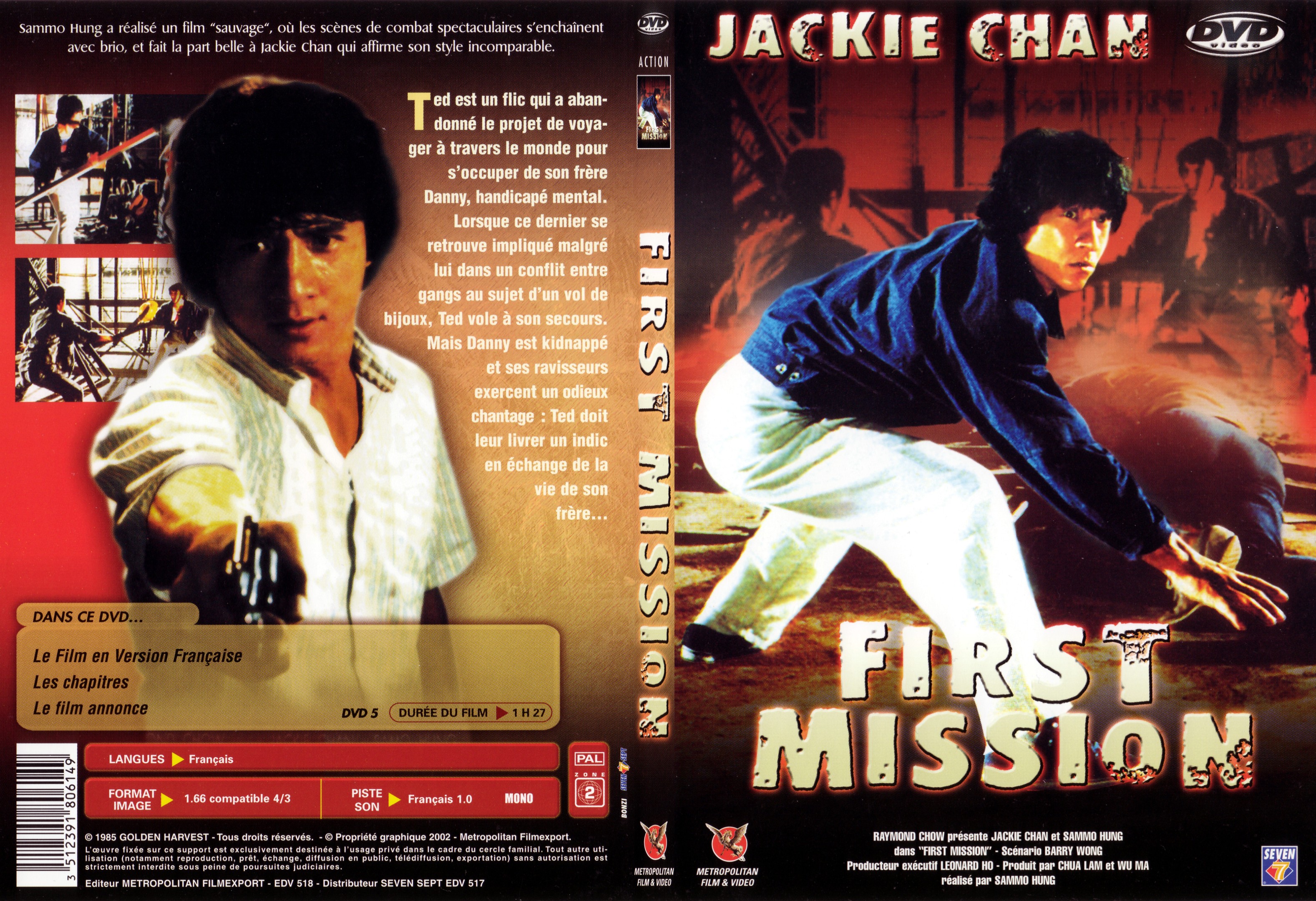 Jaquette DVD First mission - SLIM