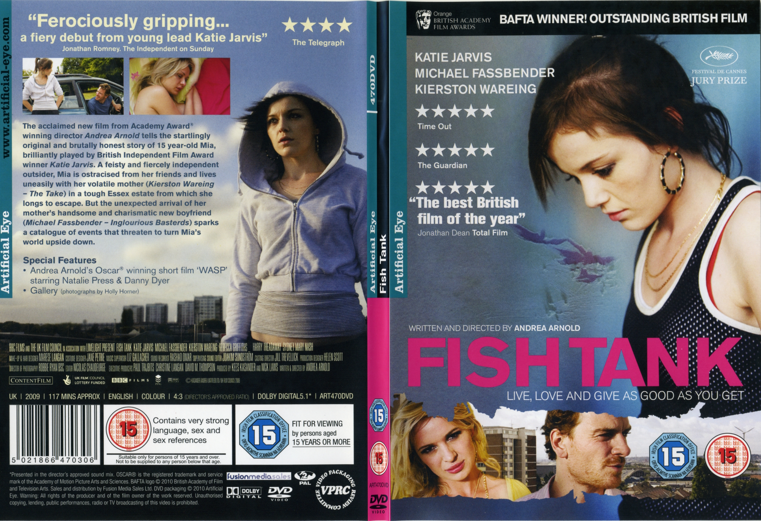 Jaquette DVD de Fish tank Zone 1 - SLIM - Cinéma Passion
