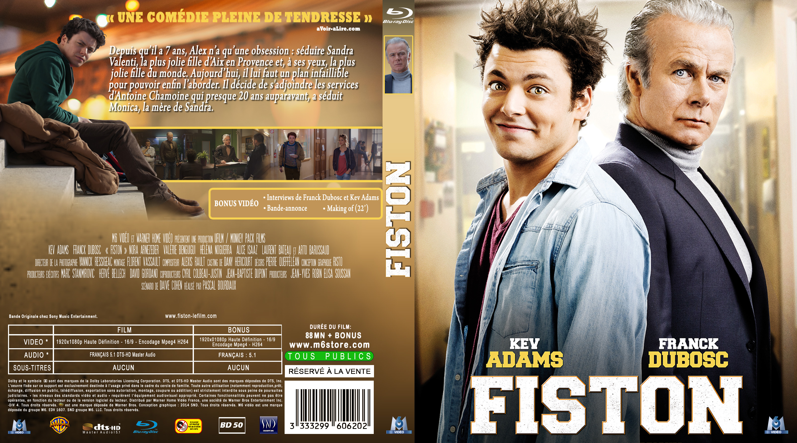 Jaquette DVD Fiston custom (BLU-RAY)