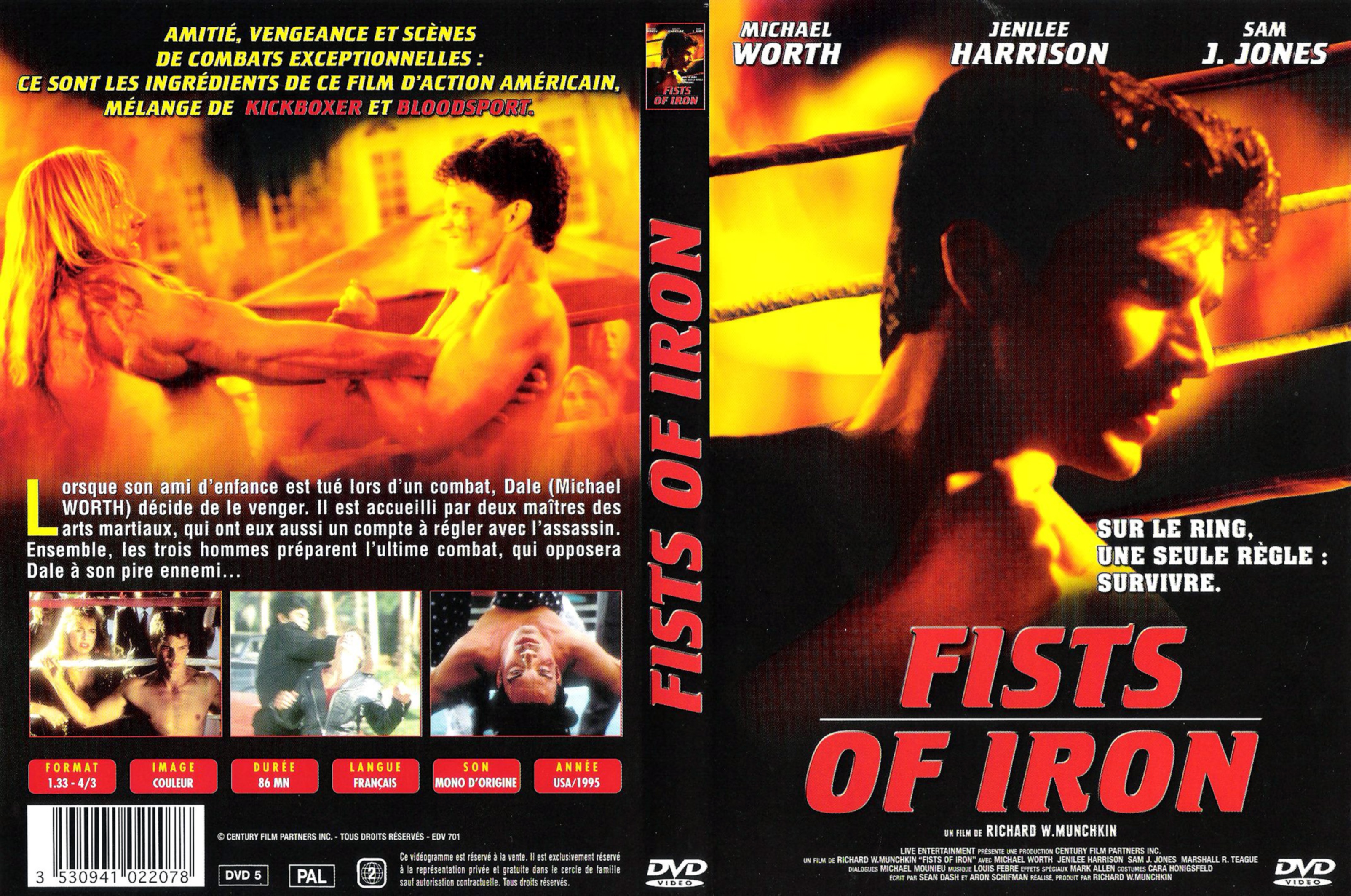 Jaquette DVD Fists of iron