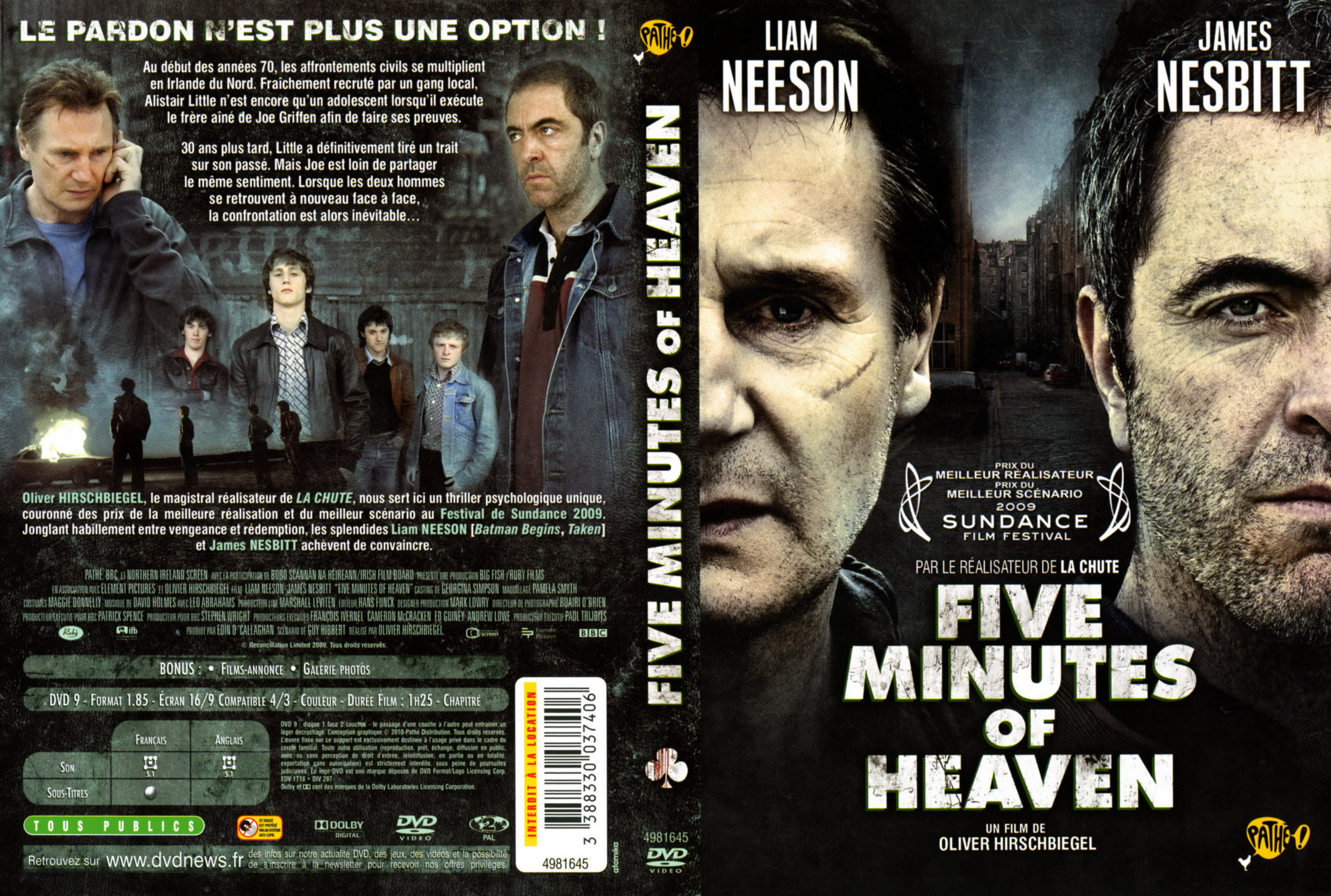 Jaquette DVD Five minutes of heaven