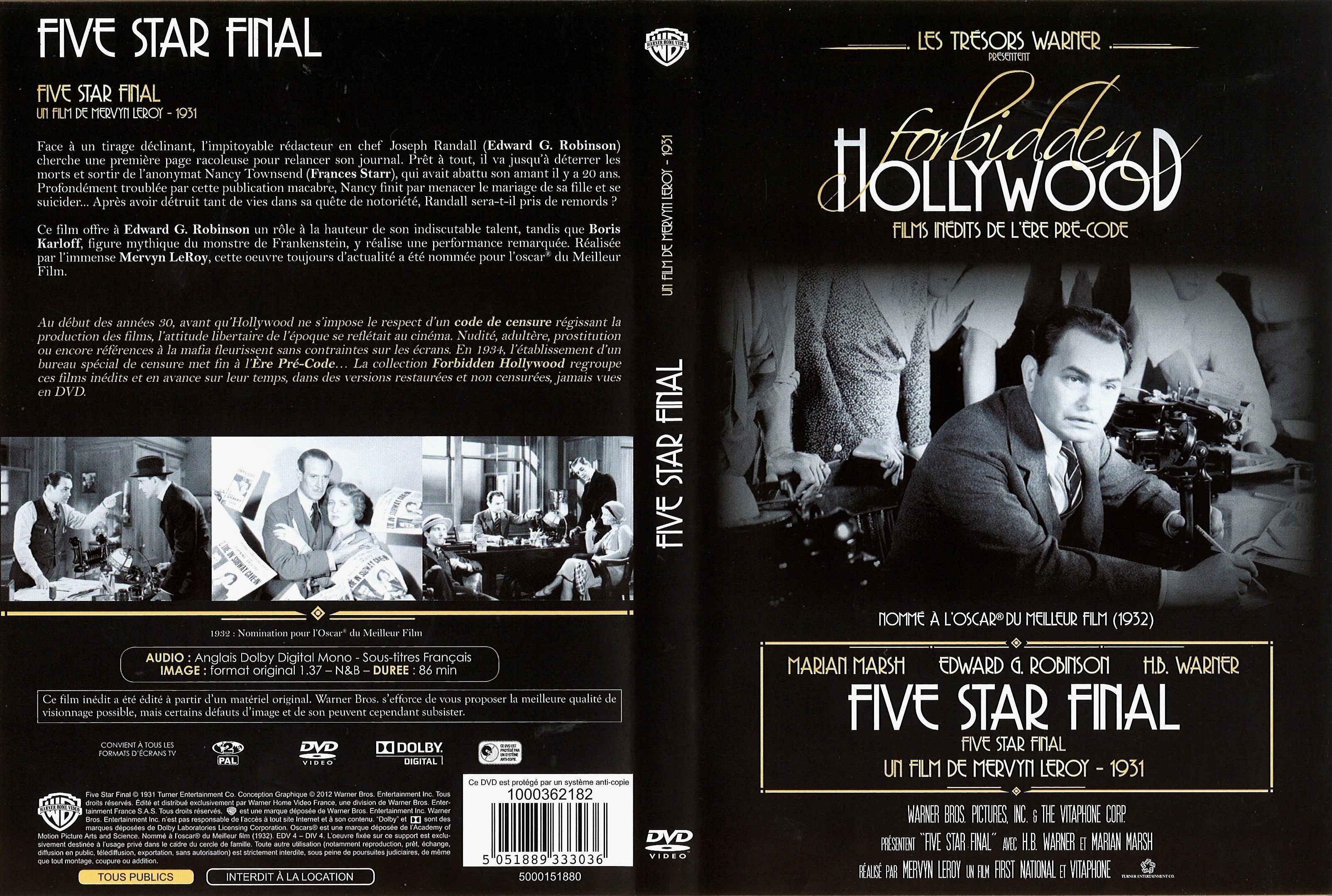 Jaquette DVD Five star final