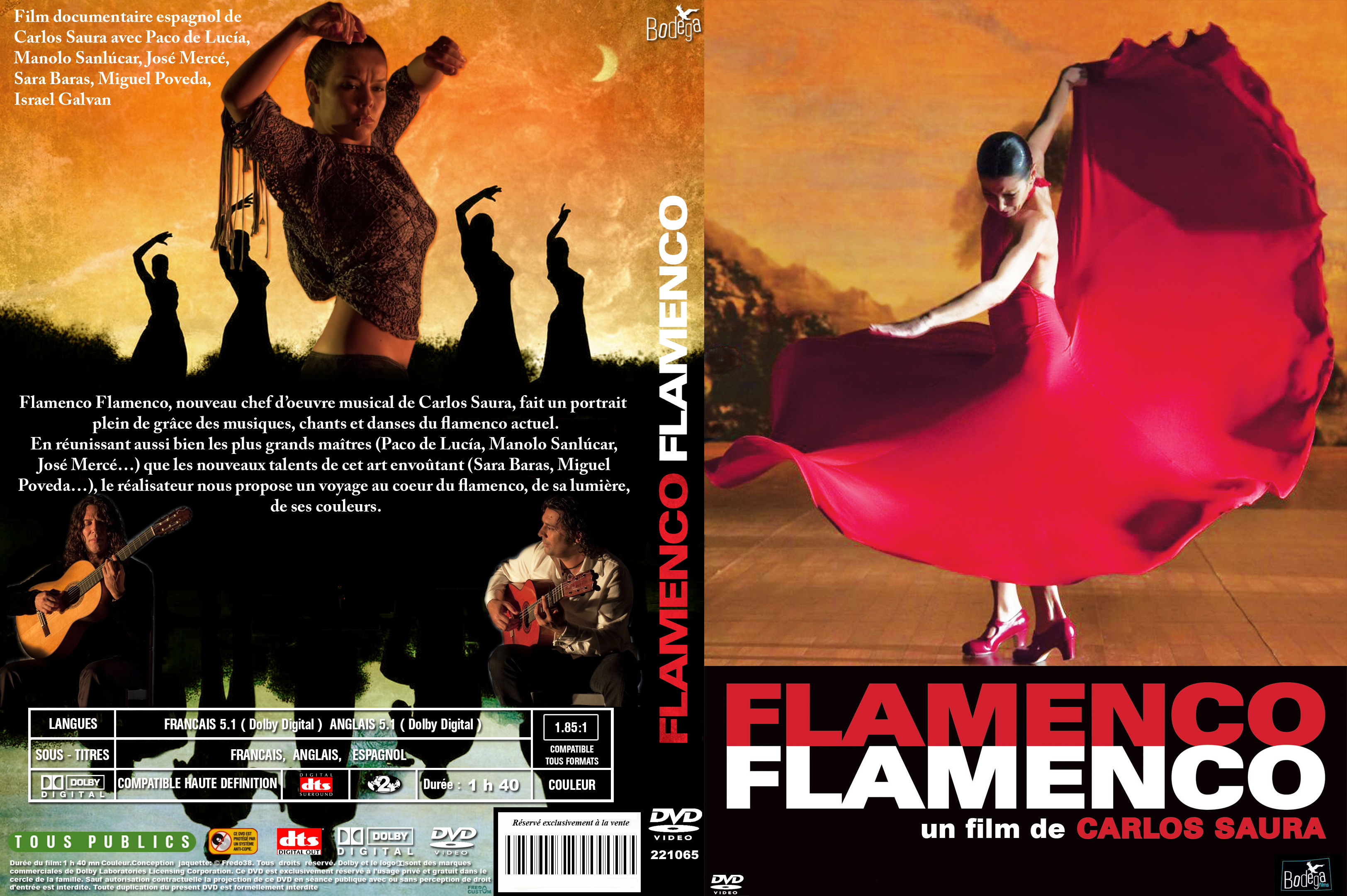 Jaquette DVD Flamenco flamenco custom