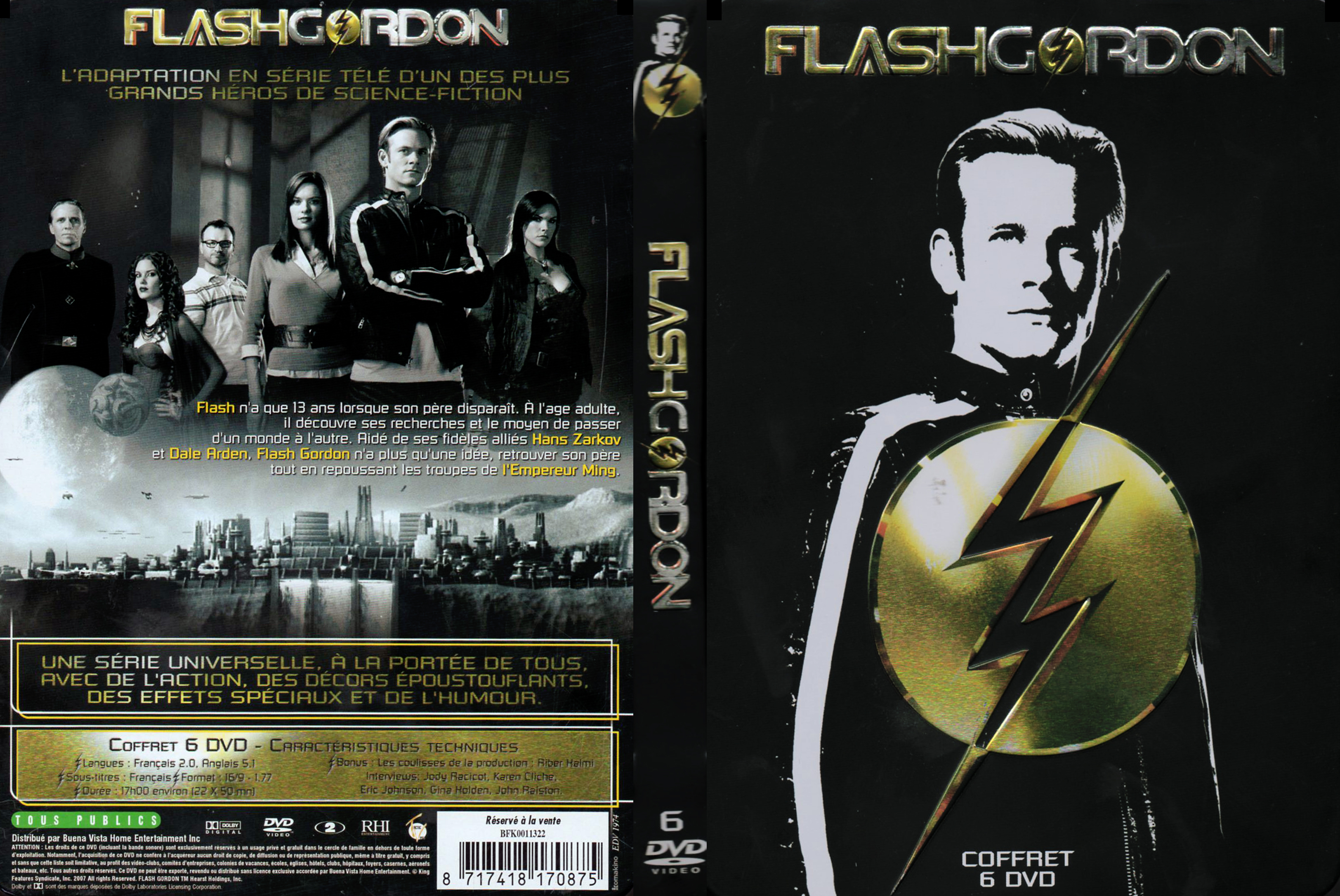 Jaquette DVD Flash Gordon Saison 1 COFFRET