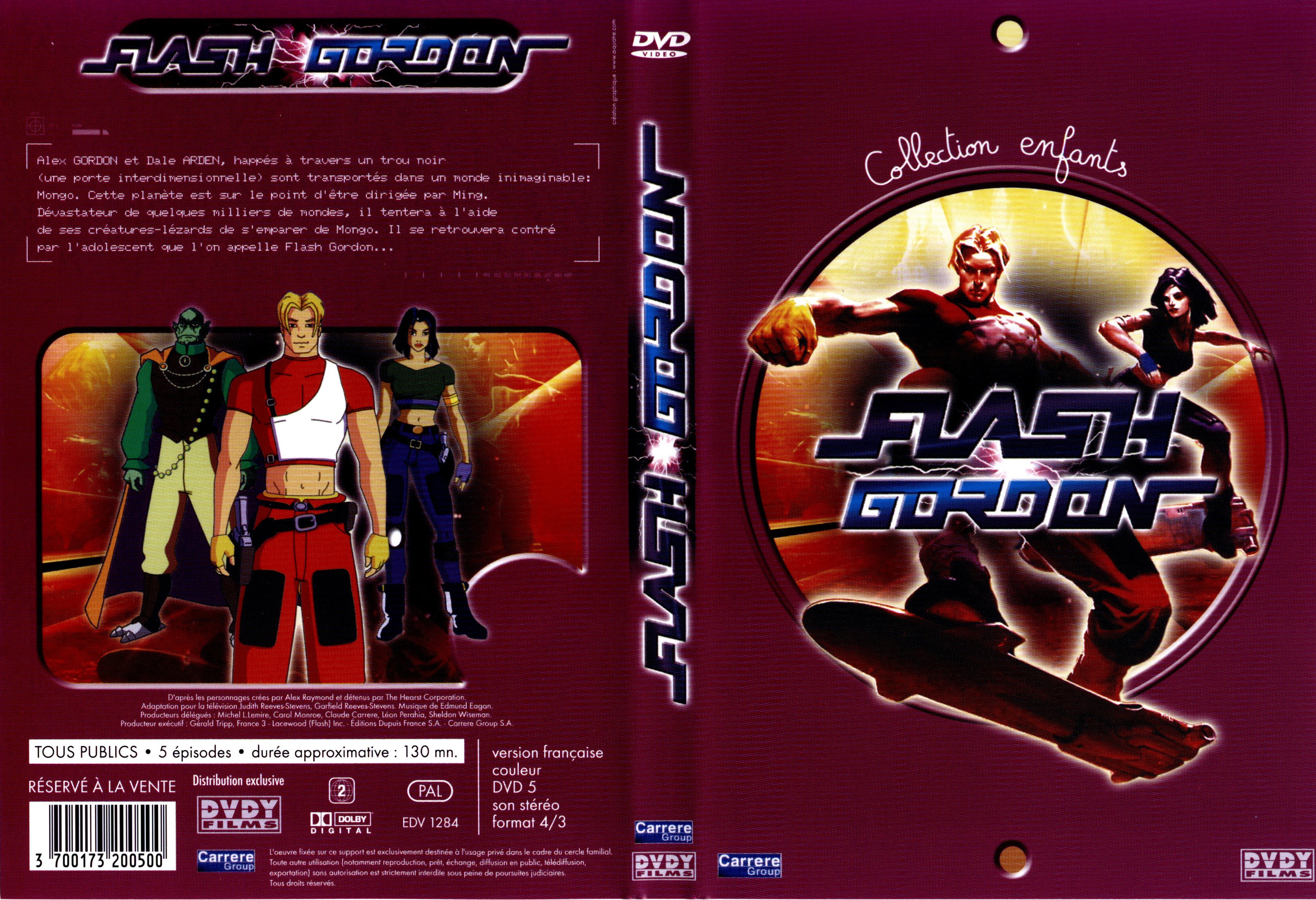 Jaquette DVD Flash Gordon (DA)