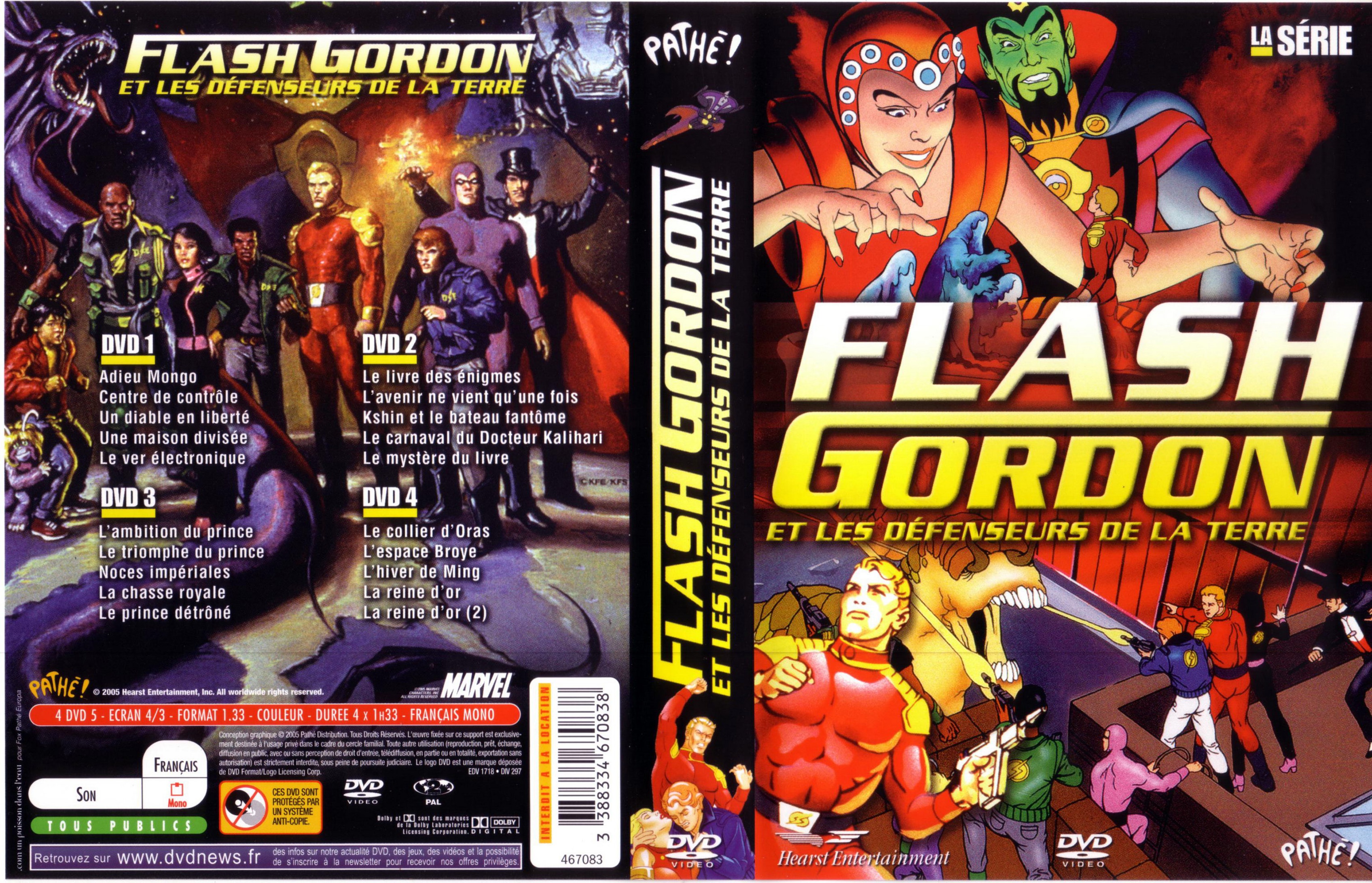 Jaquette DVD Flash Gordon et les dfenseurs de la terre