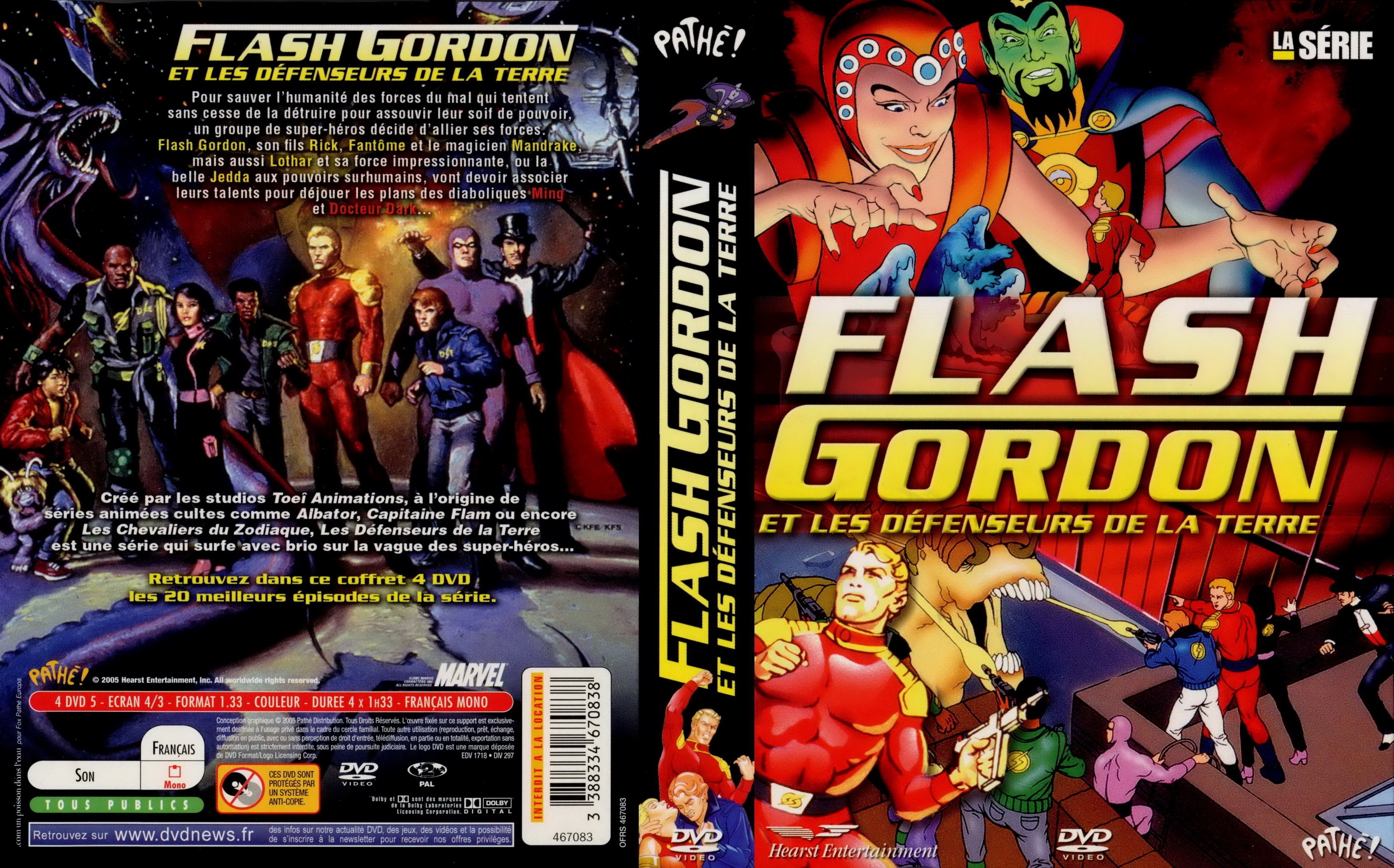 Jaquette DVD Flash Gordon et les defenseurs de la terre v2